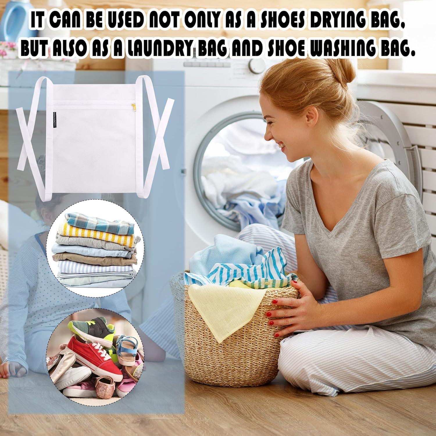 Bolsa para Secar Zapatos YVVZHOU PANN 40x35 cm Blanca
