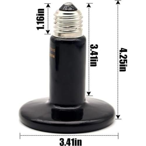 Bombilla de Calor Cerámica Lucky Farm 200W para Reptiles 2pcs