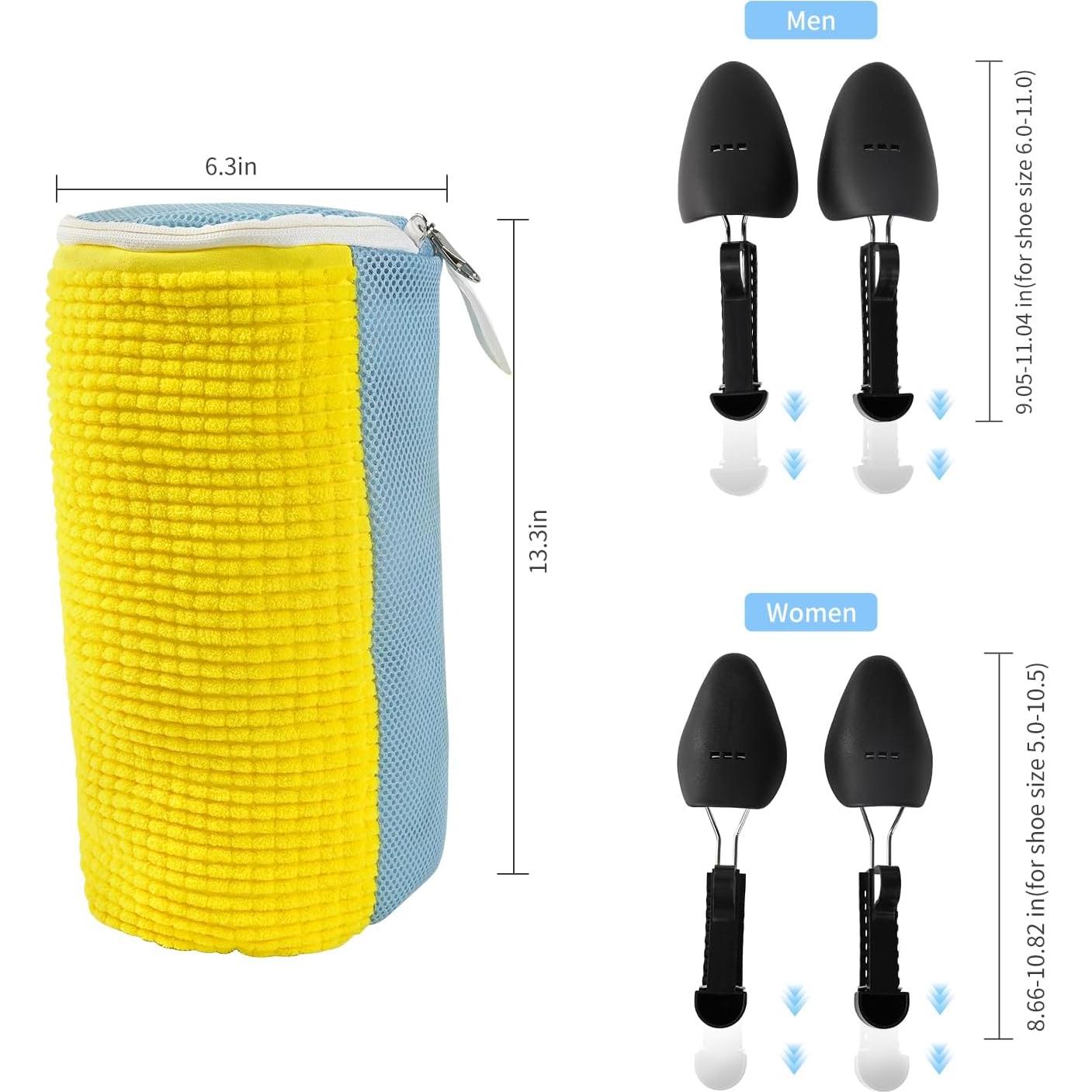 Bolsas de Lavado para Zapatos GOGOODA 2 PCS Amarillo