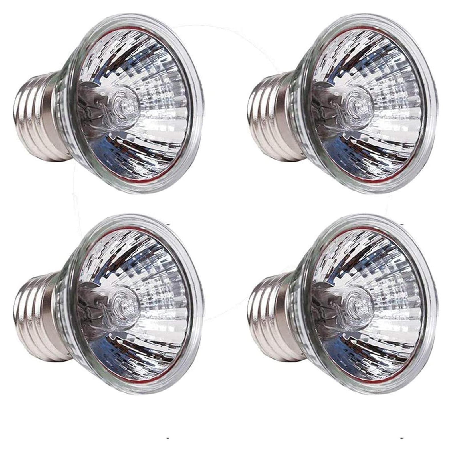 Bombilla Halógena 25W CTKcom para Reptiles - 4 Unidades