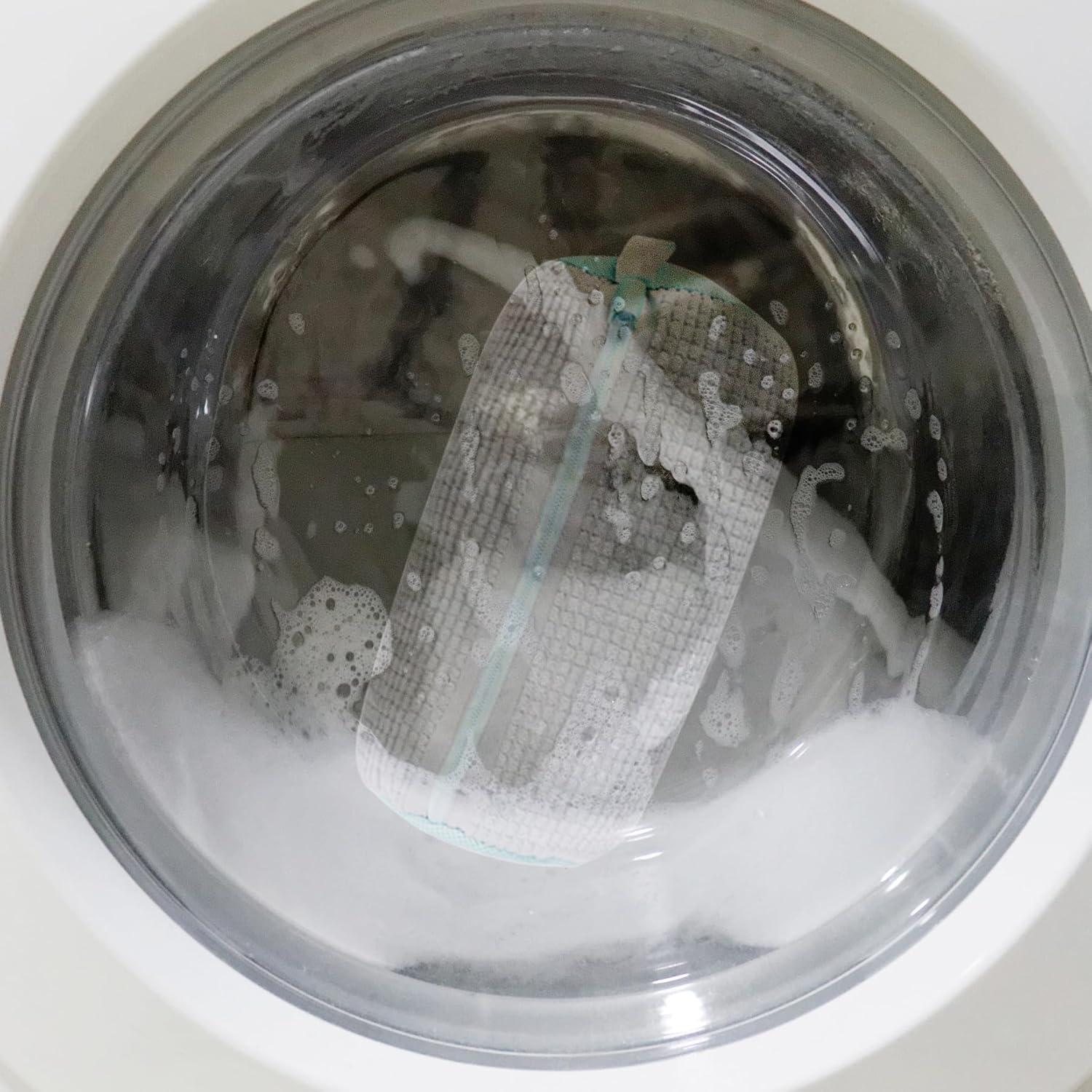 Bolsa de Lavado de Zapatos BCCSNNM 2 Pcs Gris 38.9x19 cm