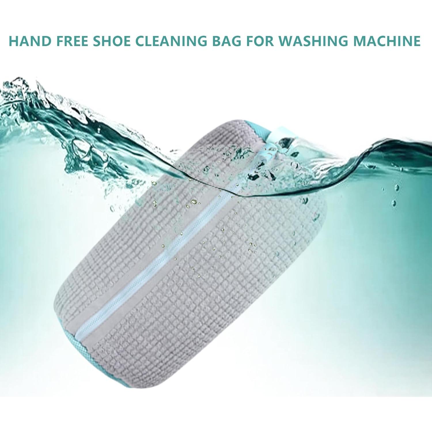 Bolsa de Lavado de Zapatos BCCSNNM 2 Pcs Gris 38.9x19 cm