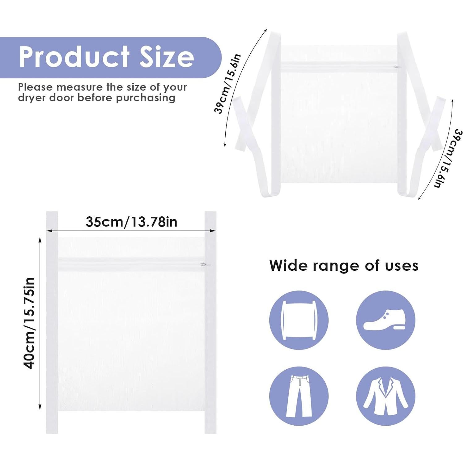 Bolsa de Secado para Zapatos Prasacco 35x40cm Malla HoneyComber