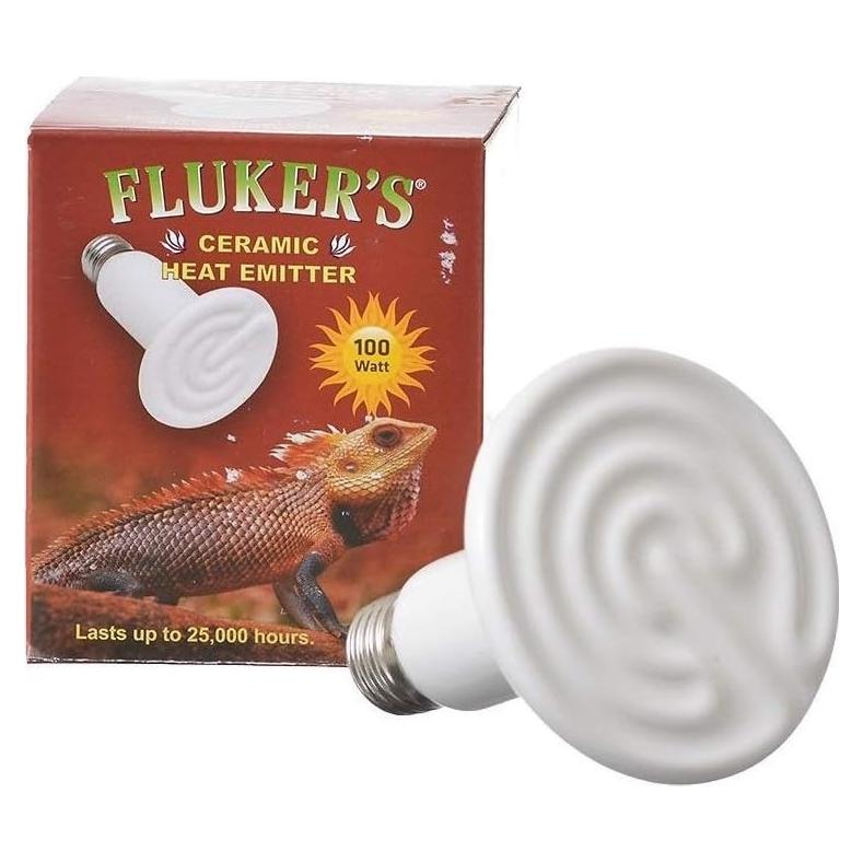 Emisor de Calor Cerámico Fluker 100W para Reptiles