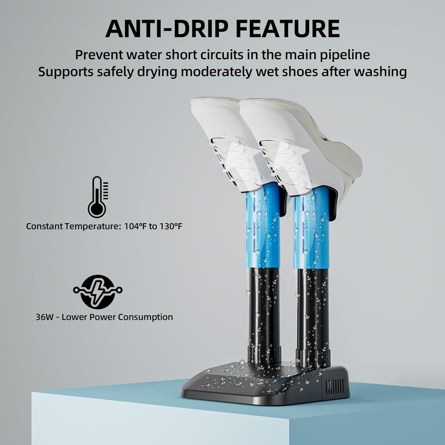 Secador de Botas Monealpis Ultra Silencioso 360° 1.22kg