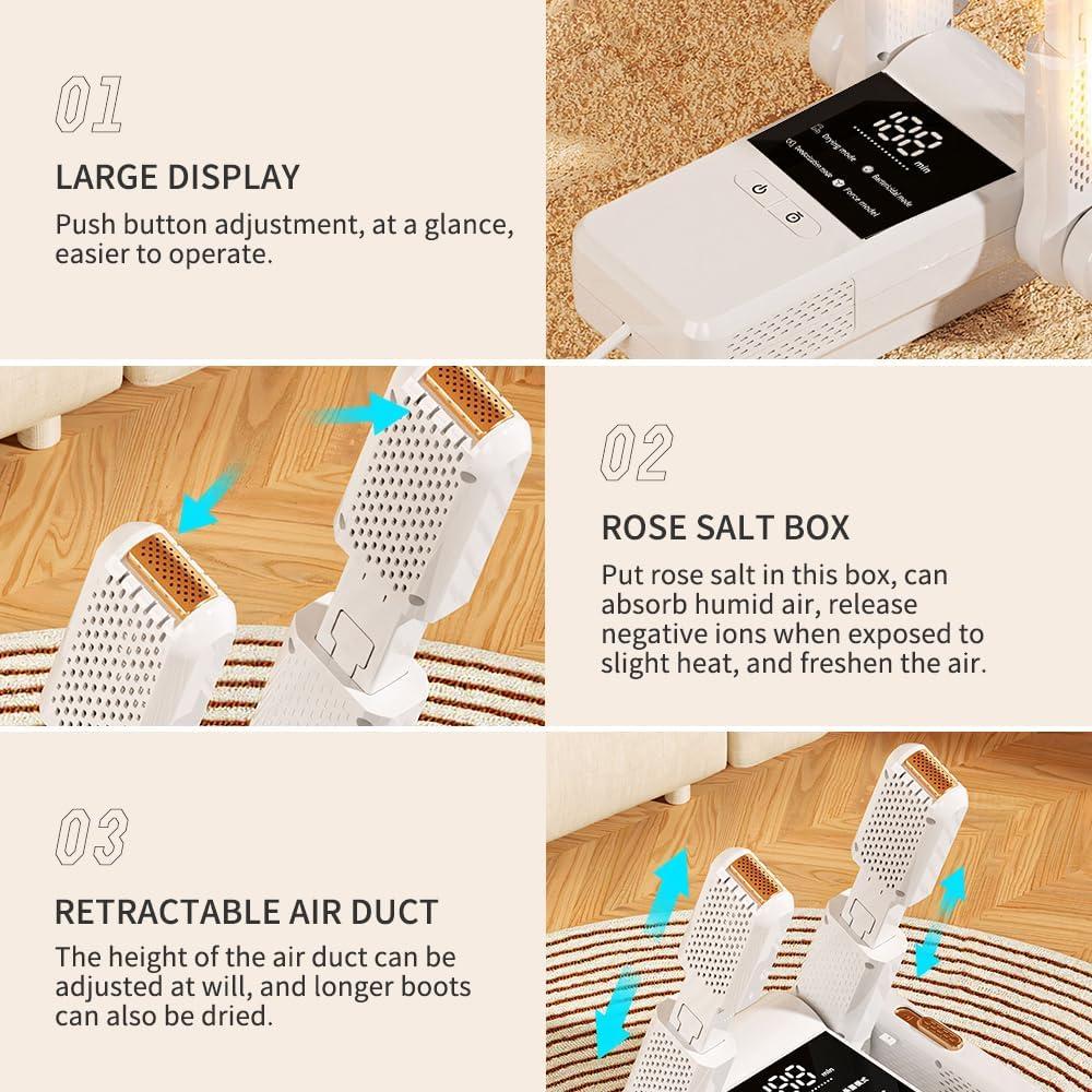 Secador de Zapatos BAUSATZ Eléctrico 4 Patas 60°C