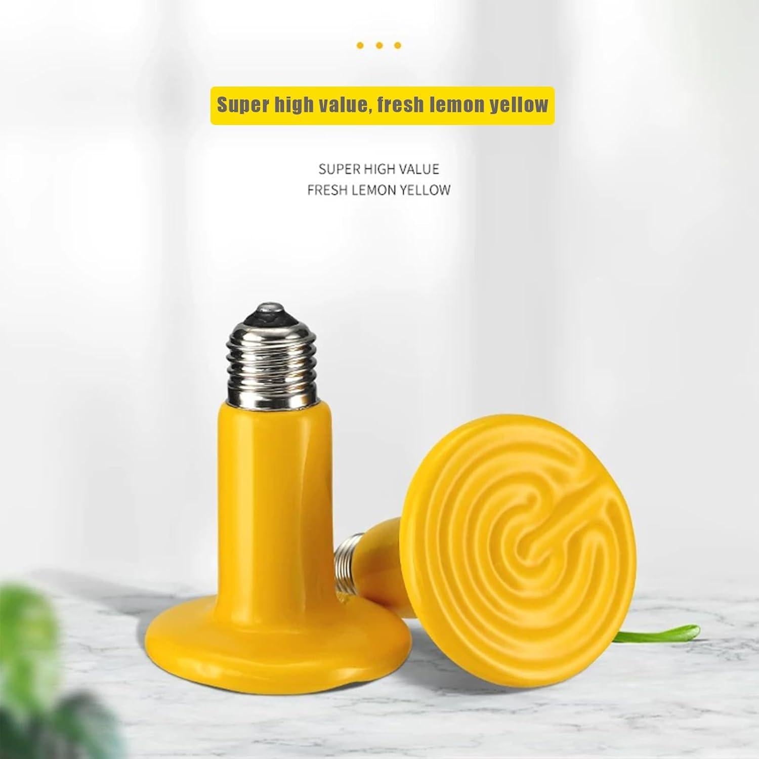 Lámpara de Calor Cerámica JZNCHP 100W para Reptiles y Pollos