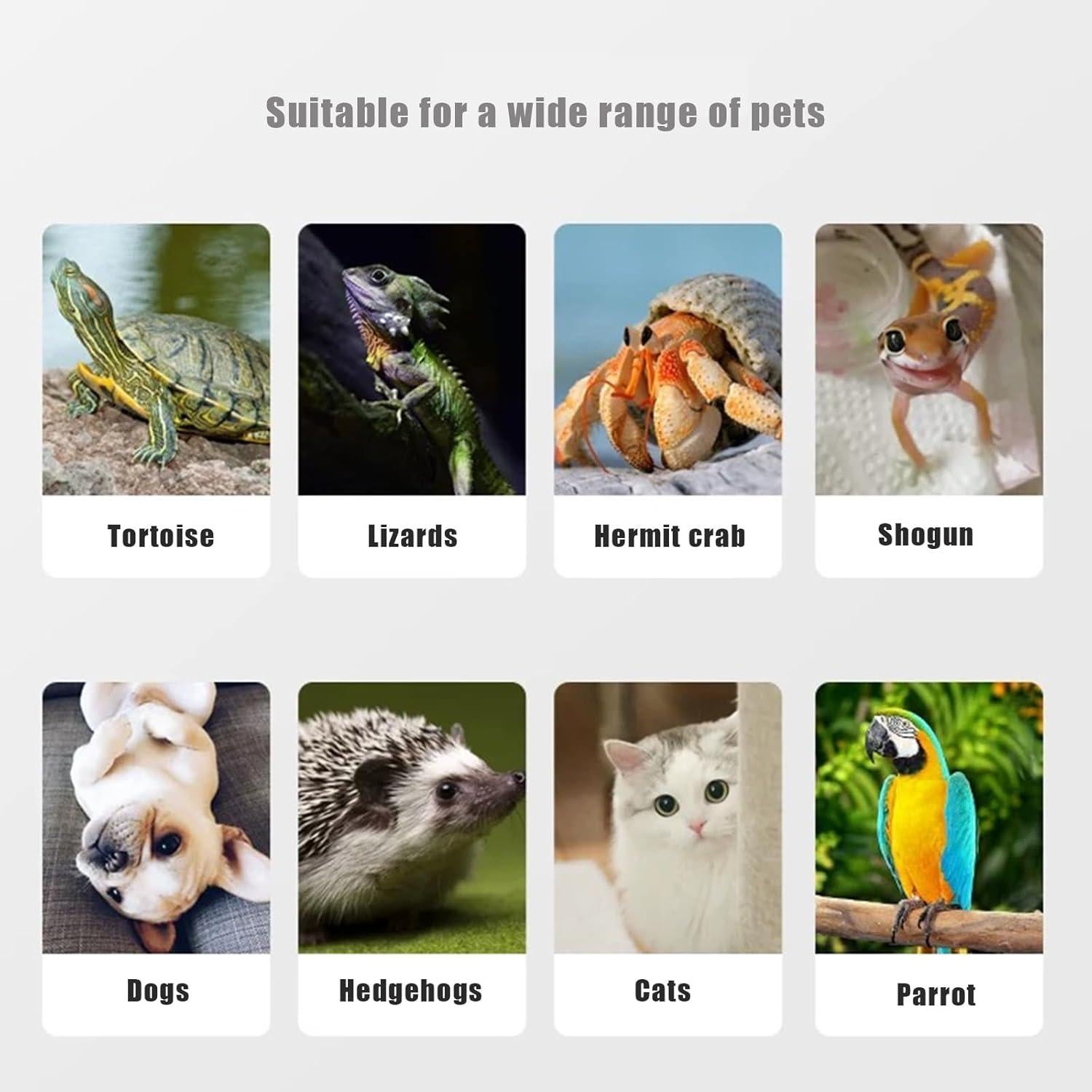 Lámpara de Calor Cerámica JZNCHP 100W para Reptiles y Pollos