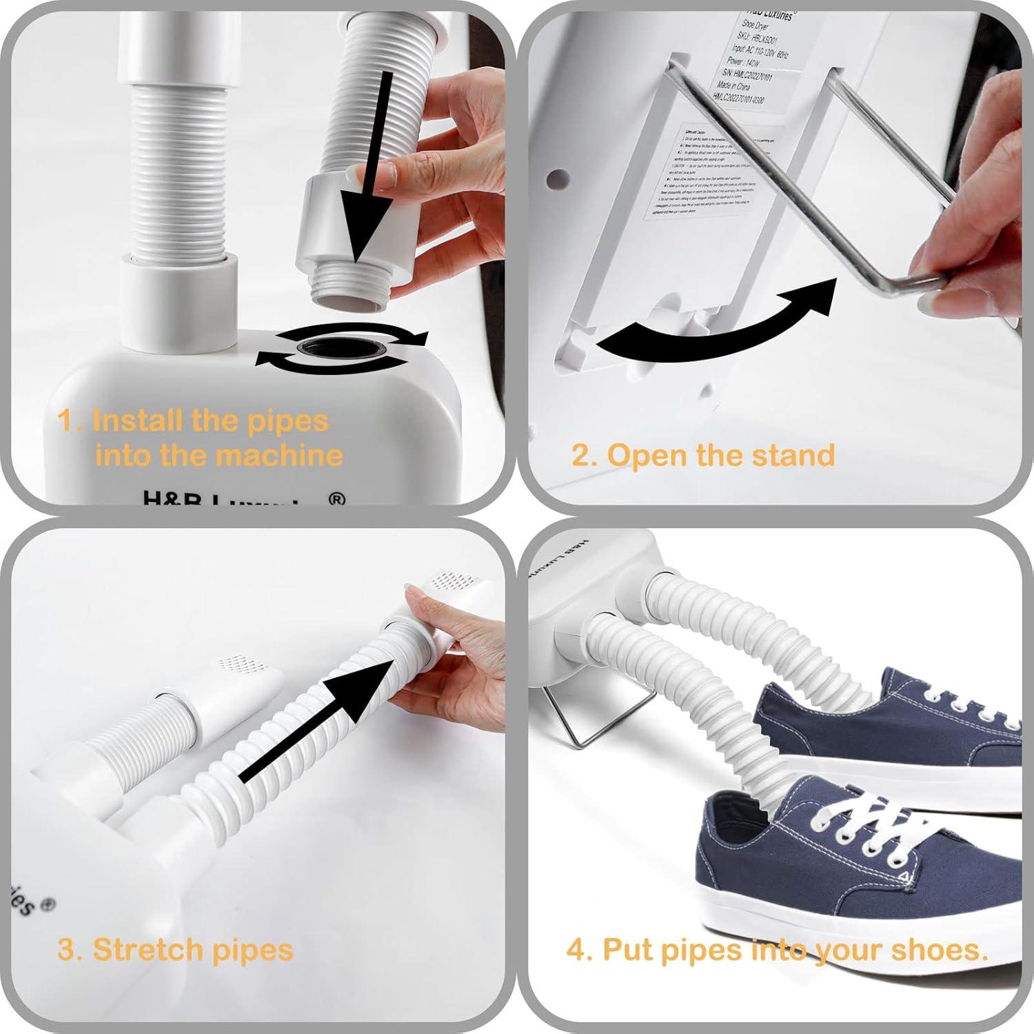 Secador de Botas H&B Lujo HBLXSD01 - Elimina Humedad y Olores