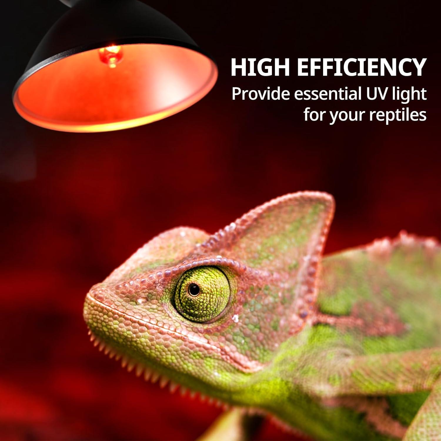 Lámpara de Calor para Reptiles MCLANZOO 50W G9