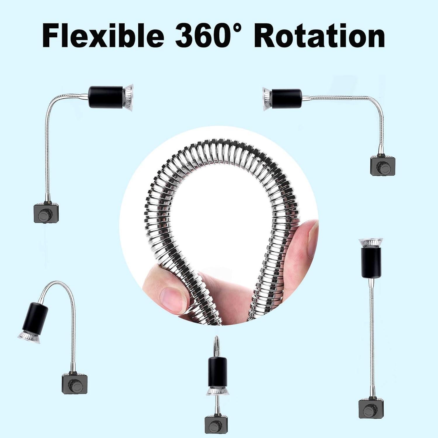 Lámpara de Calor para Reptiles BraceTek FX400 con 2 Bombillas 50W