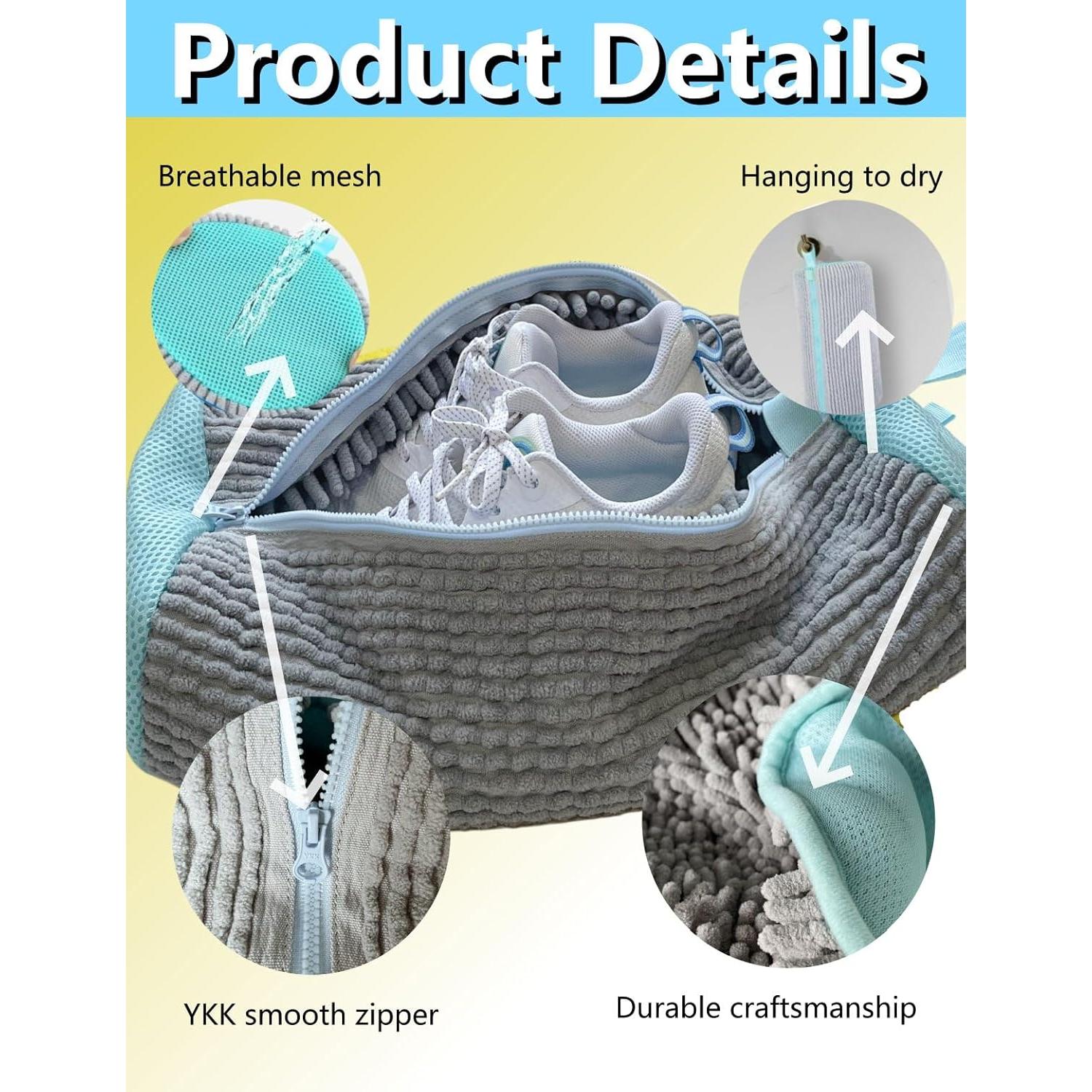 Bolsa de Lavado de Zapatos Taoddoe Reutilizable 39x19 cm