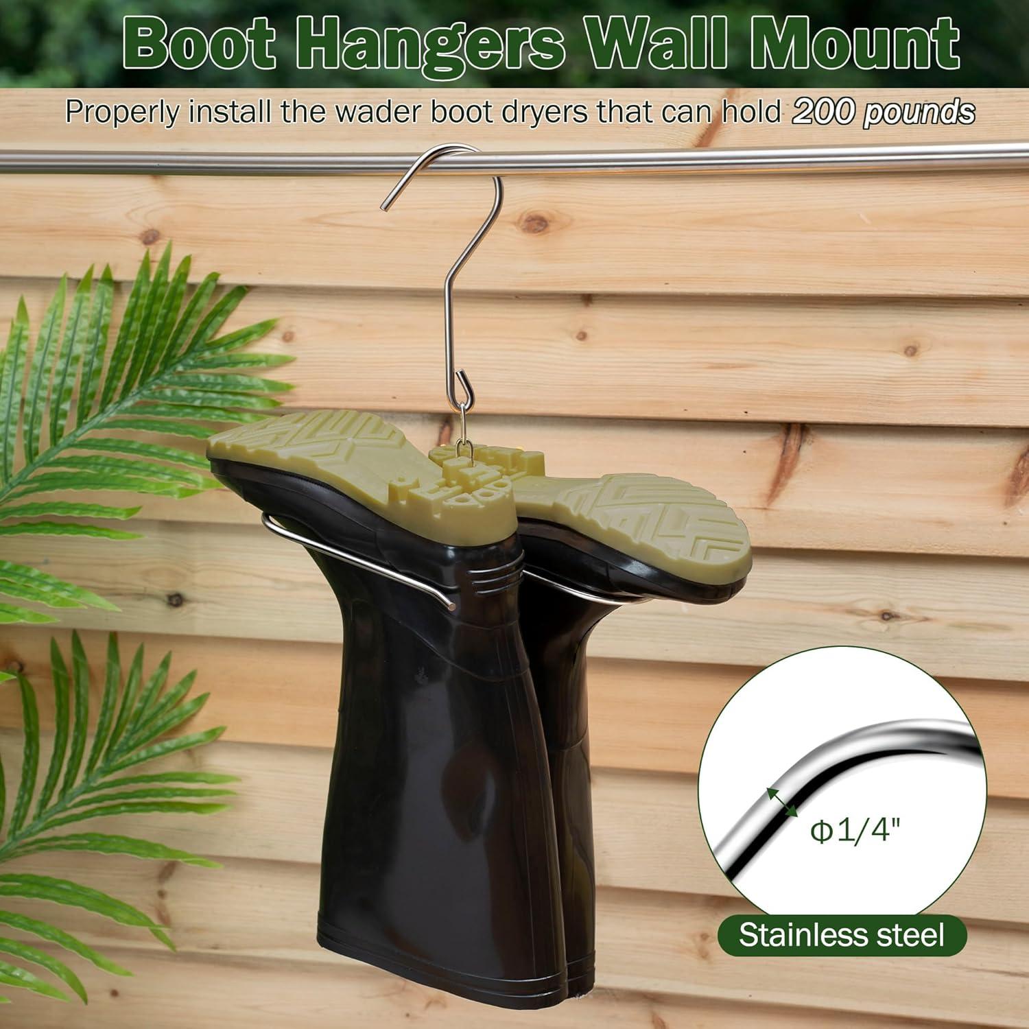 Soportes para Botas de Wader Dreyoo - Acero Inoxidable - 2 Piezas