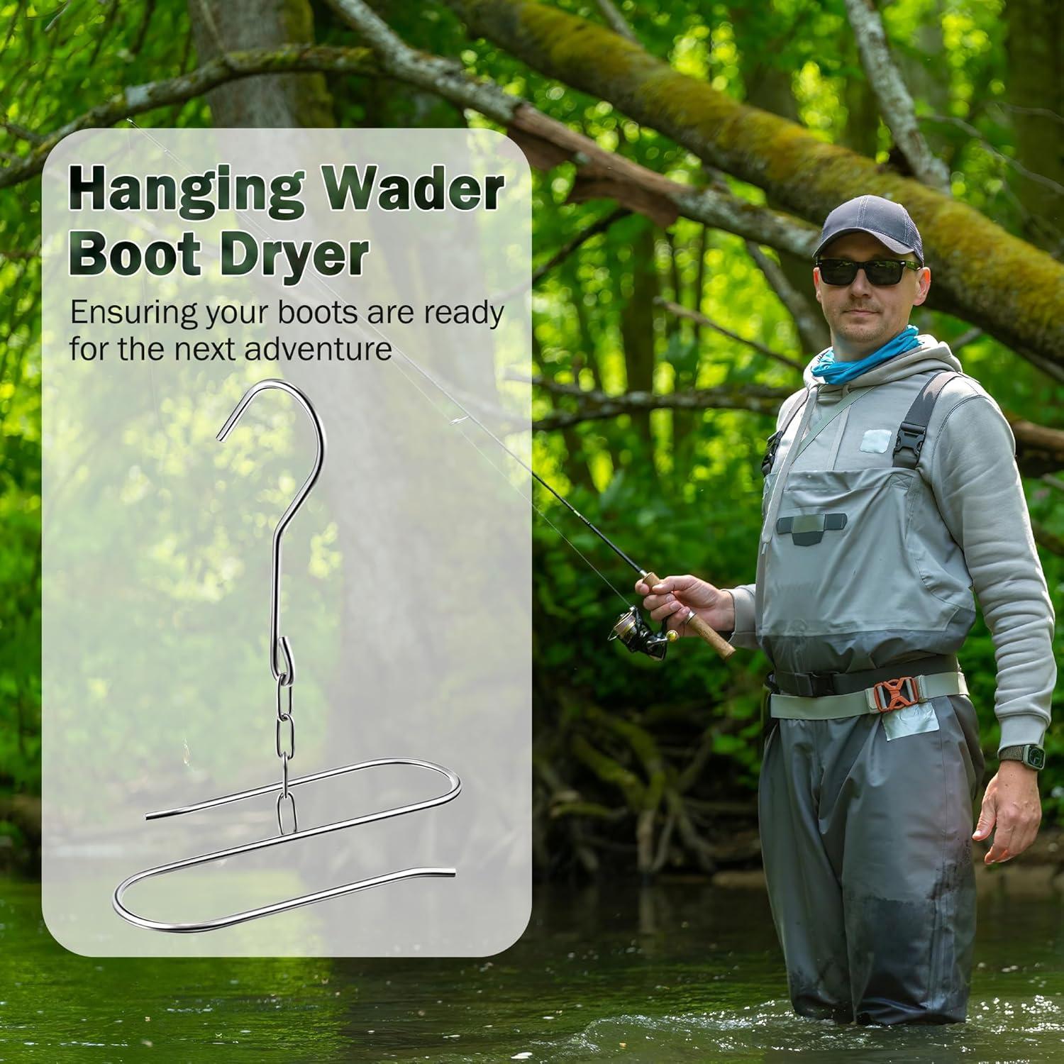 Soportes para Botas de Wader Dreyoo - Acero Inoxidable - 2 Piezas