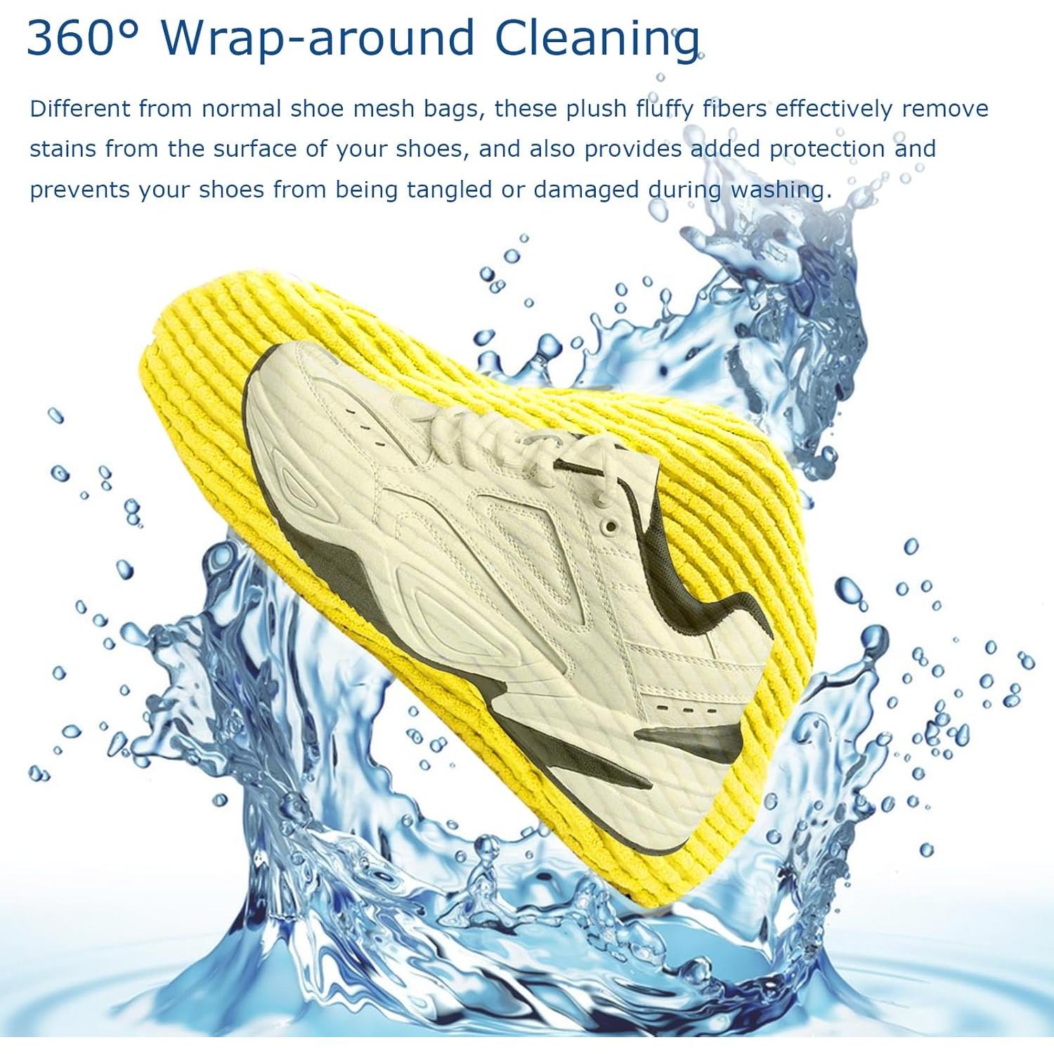 Bolsa de Lavado de Zapatos KISYONGUS - 2 Piezas Amarillo