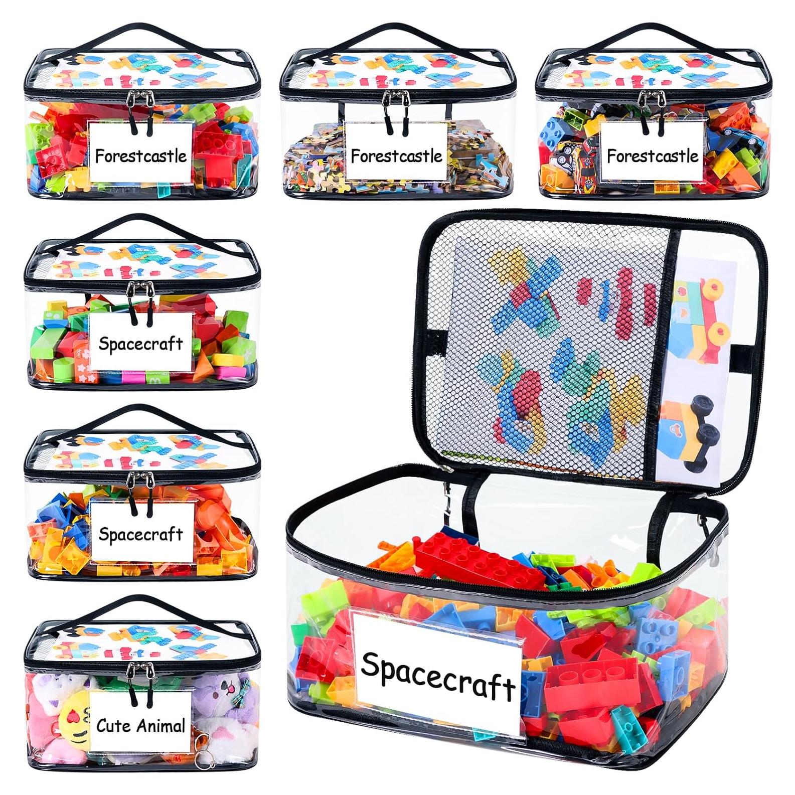 Bolsa de Almacenamiento de Juguetes POILKMNI 6 Paquetes PVC