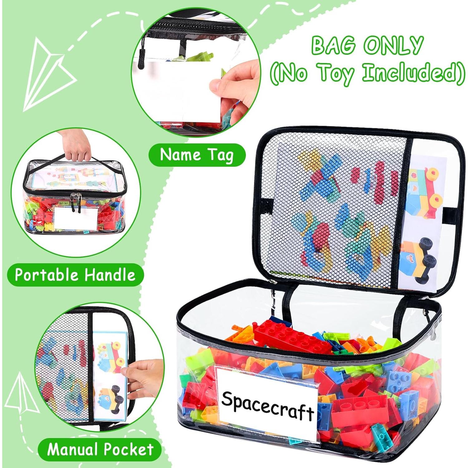 Bolsa de Almacenamiento de Juguetes POILKMNI 6 Paquetes PVC