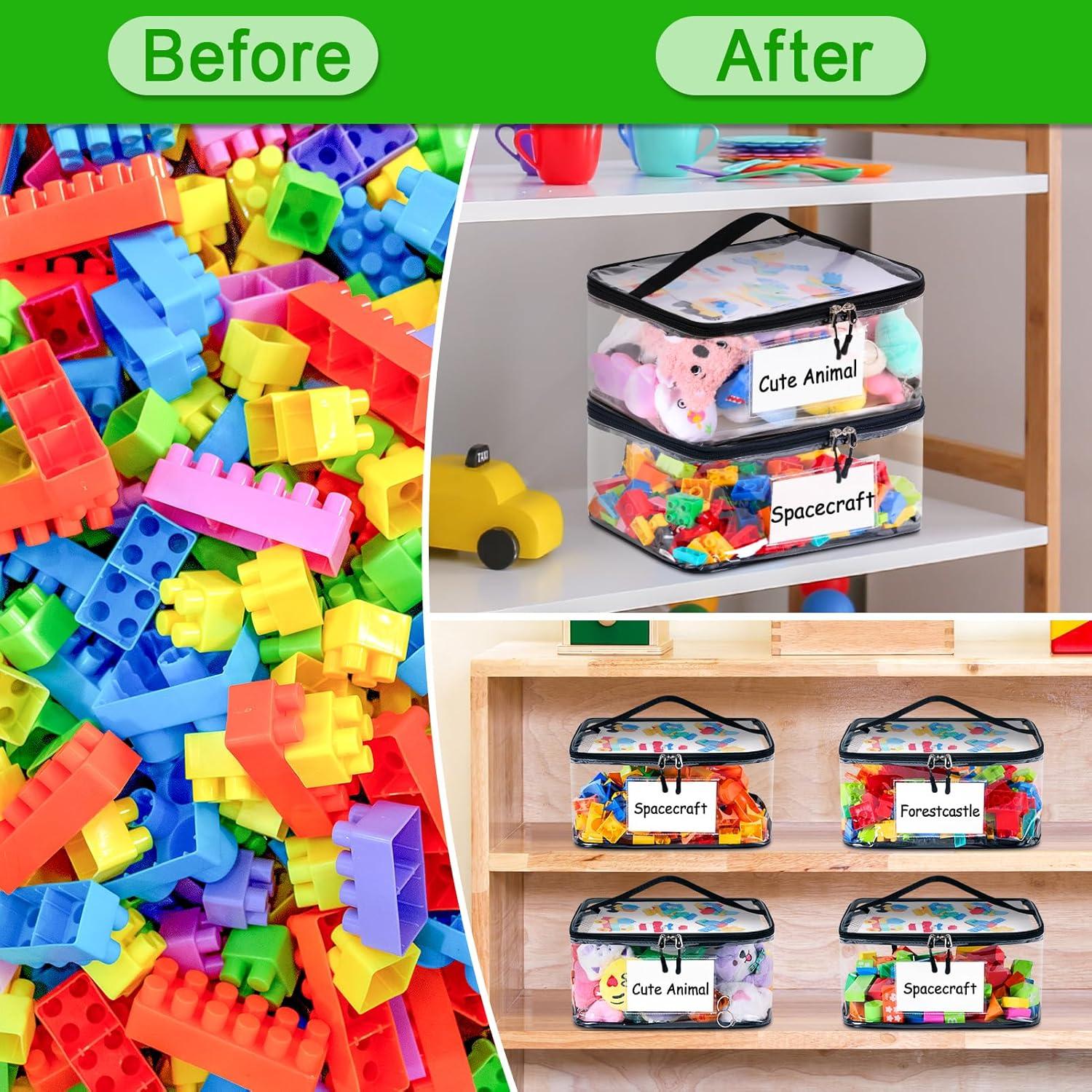 Bolsa de Almacenamiento de Juguetes POILKMNI 6 Paquetes PVC