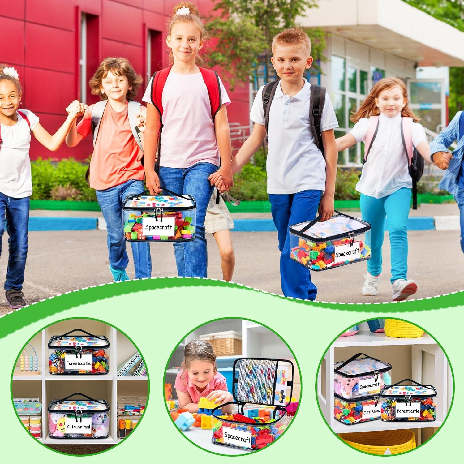 Bolsa de Almacenamiento de Juguetes POILKMNI 6 Paquetes PVC