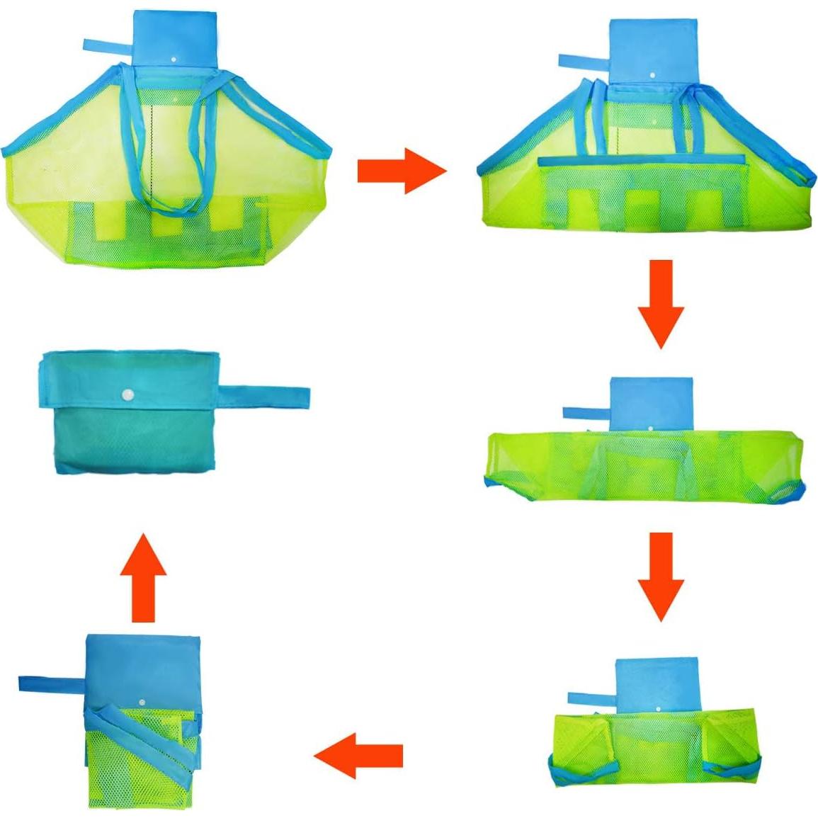 Bolsa de Playa de Malla Extra Grande TTSAM - Organizador de Juguetes