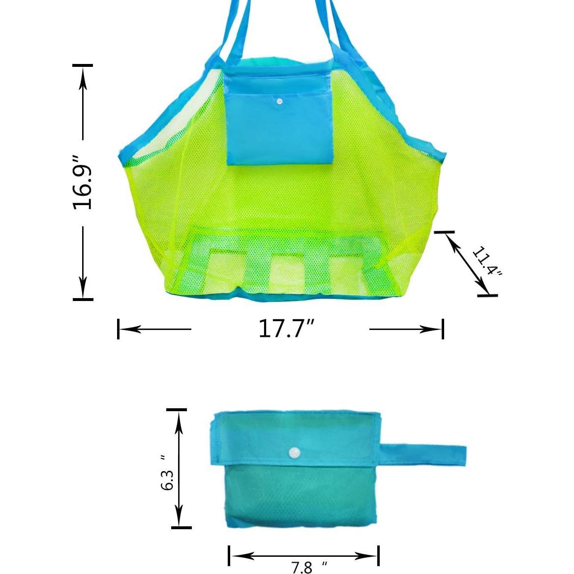 Bolsa de Playa de Malla Extra Grande TTSAM - Organizador de Juguetes