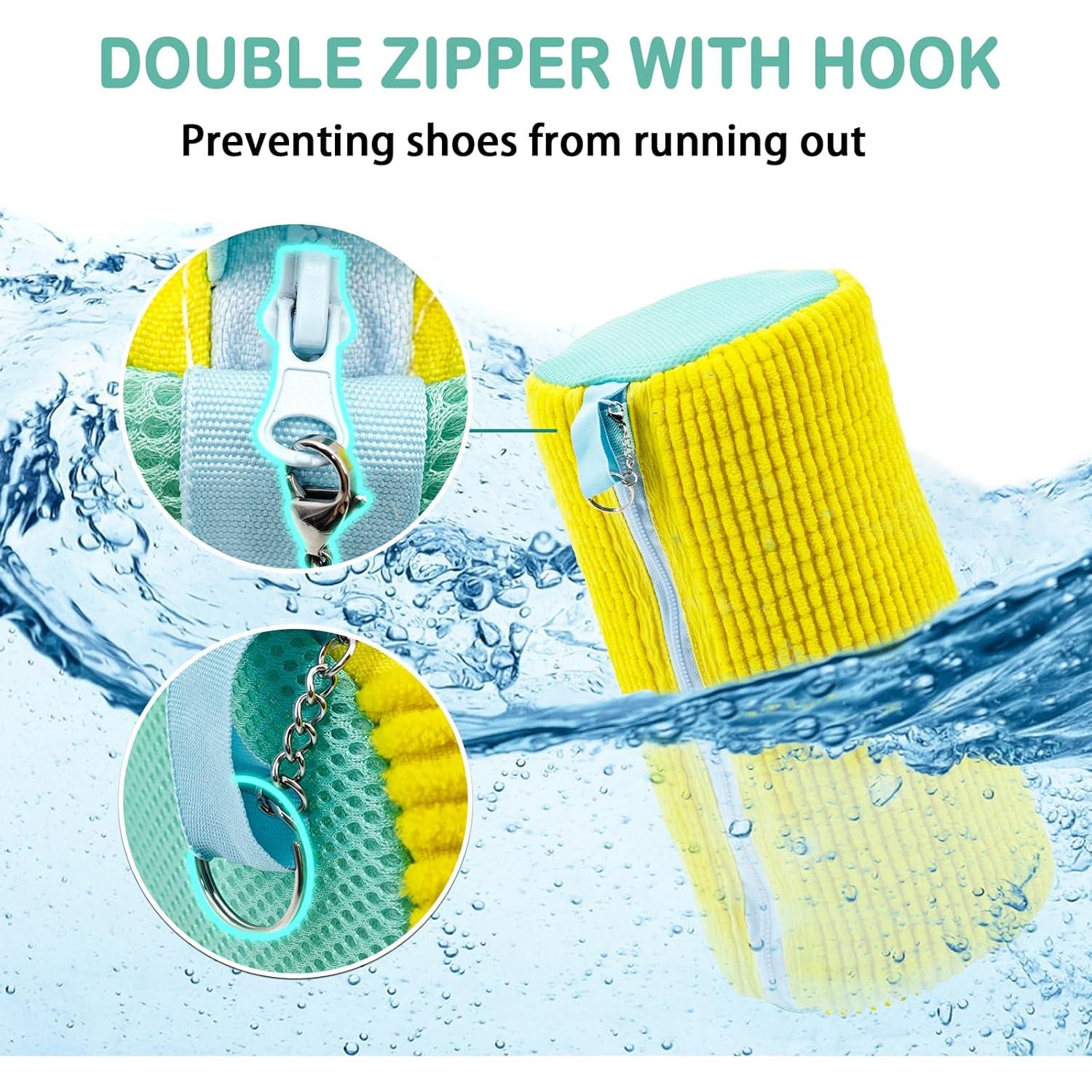 Bolsa de Lavado de Zapatos Artgeeker Amarillo 4 Pcs 39x19cm