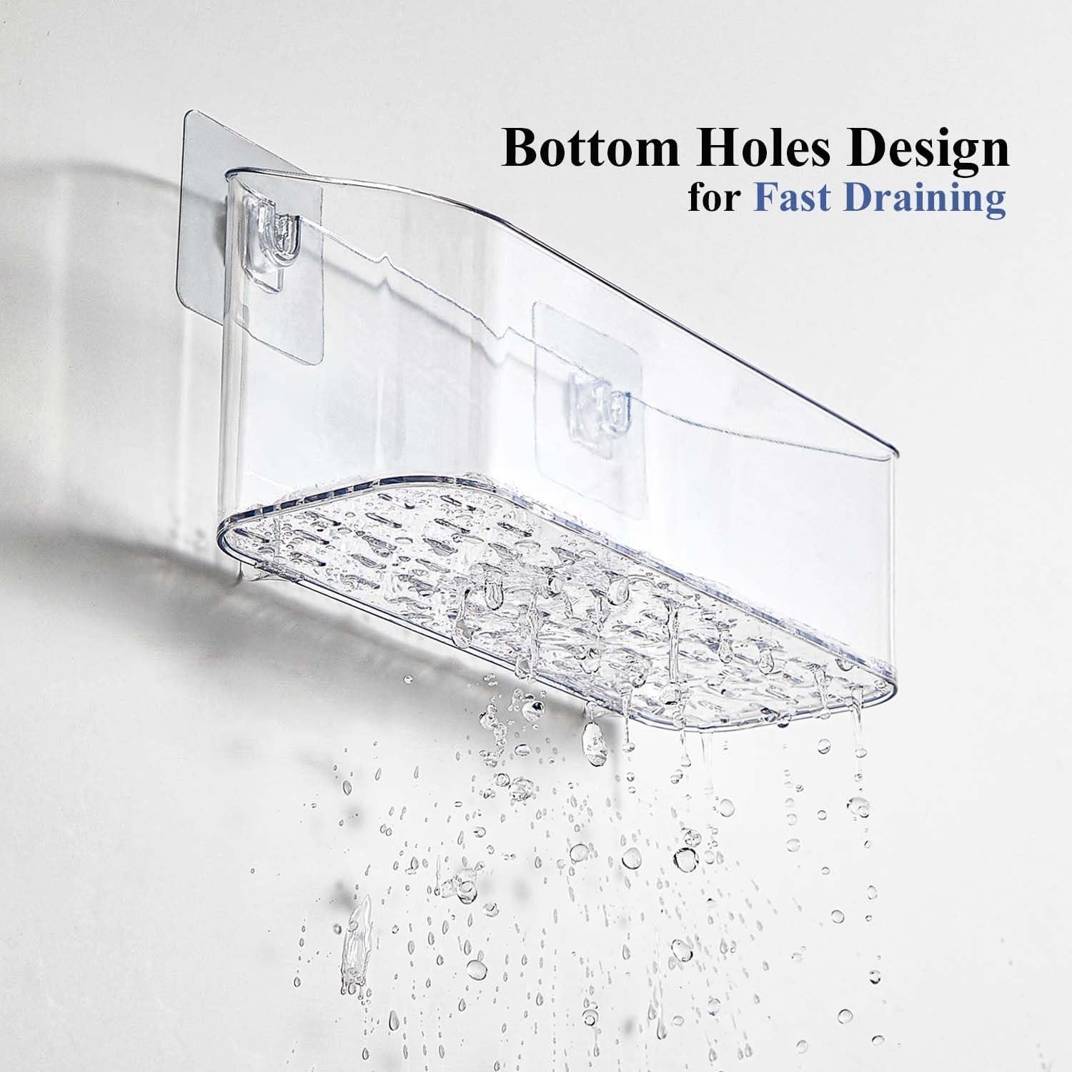 Organizador de Juguetes de Baño Eunion 2 Paquete Blanco Transparente