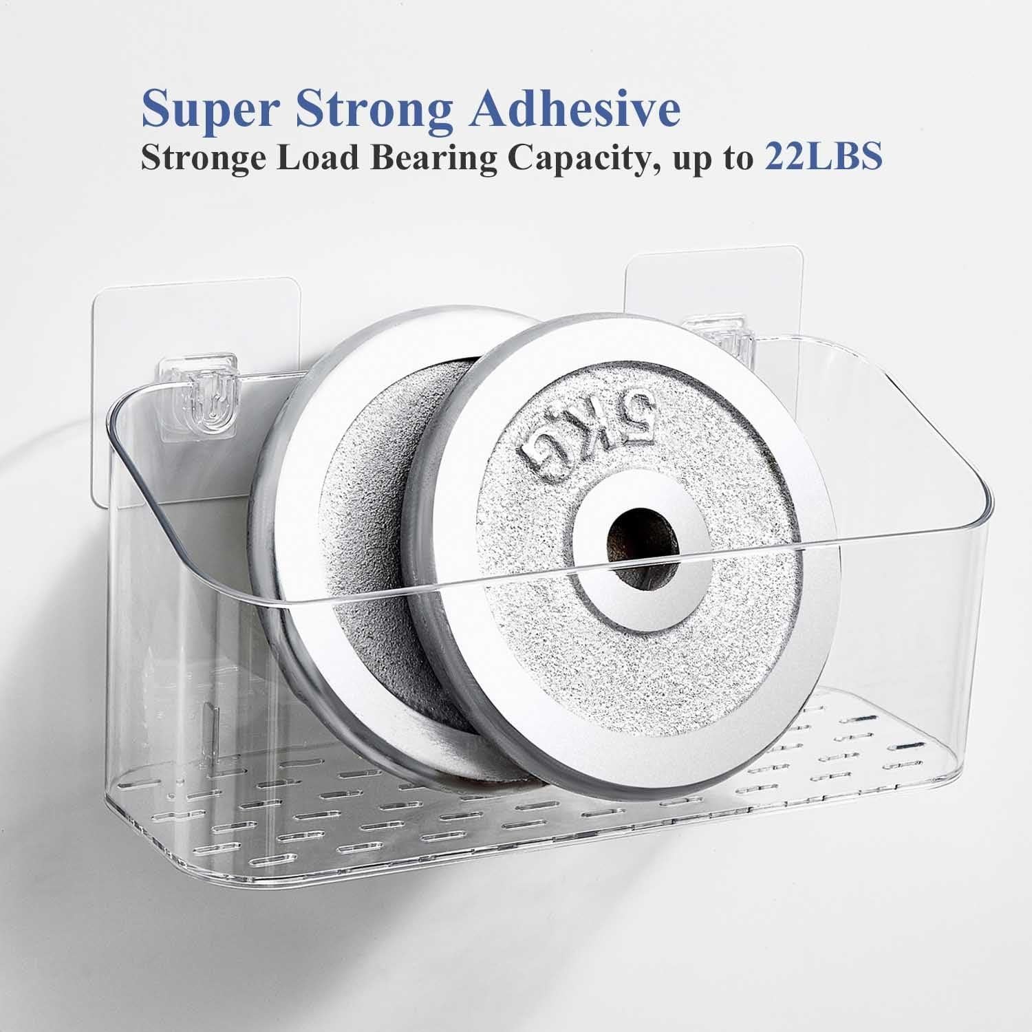 Organizador de Juguetes de Baño Eunion 2 Paquete Blanco Transparente