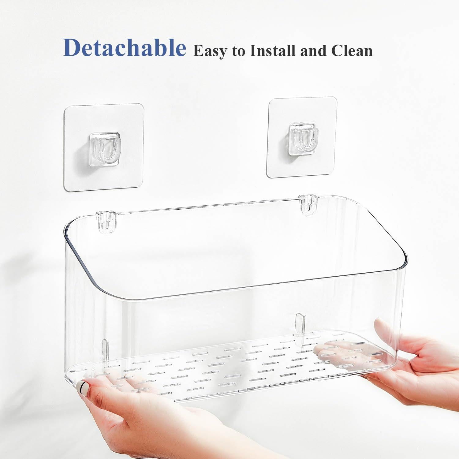 Organizador de Juguetes de Baño Eunion 2 Paquete Blanco Transparente