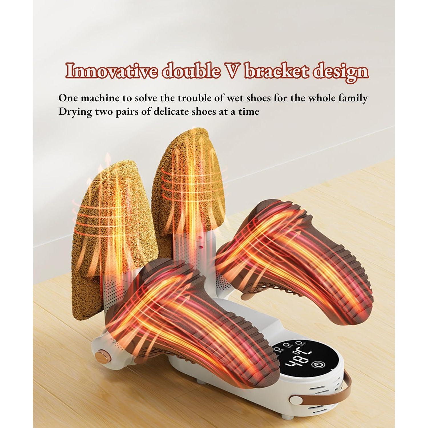 Secador de Zapatos Eléctrico Bewinner 280x200x278mm Portátil