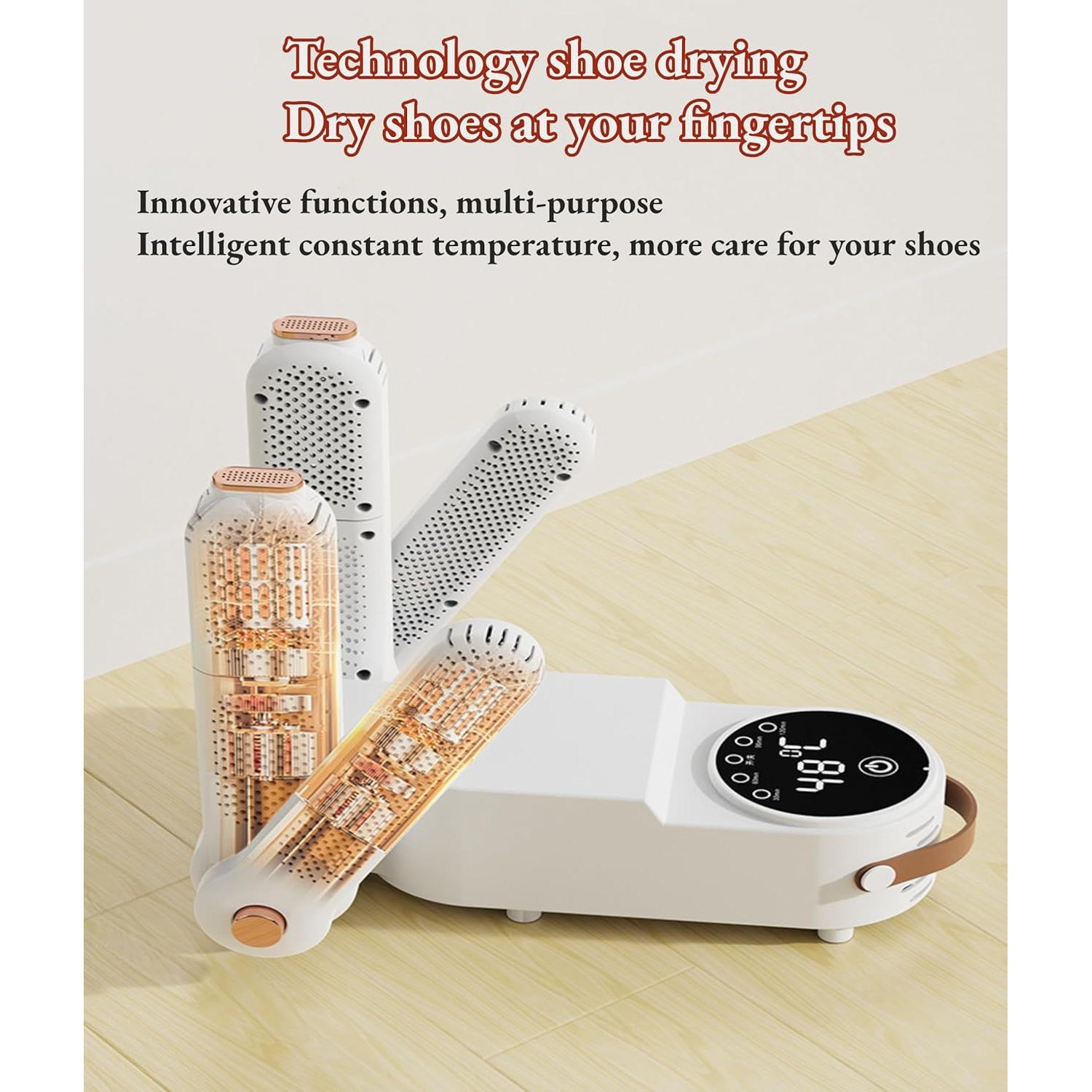 Secador de Zapatos Eléctrico Bewinner 280x200x278mm Portátil