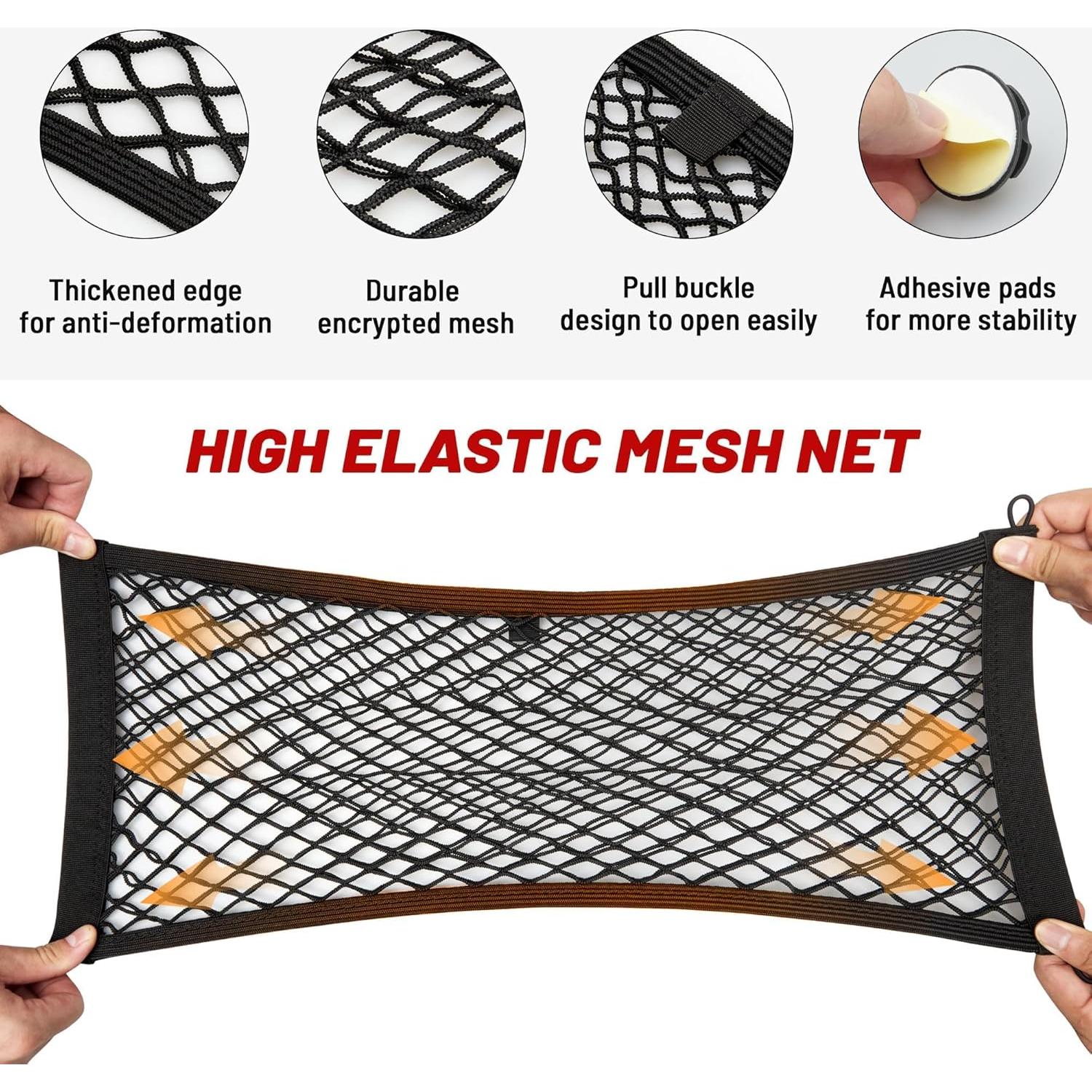 Red de Carga Elástica RED WOLF 60x25 cm para Maletero