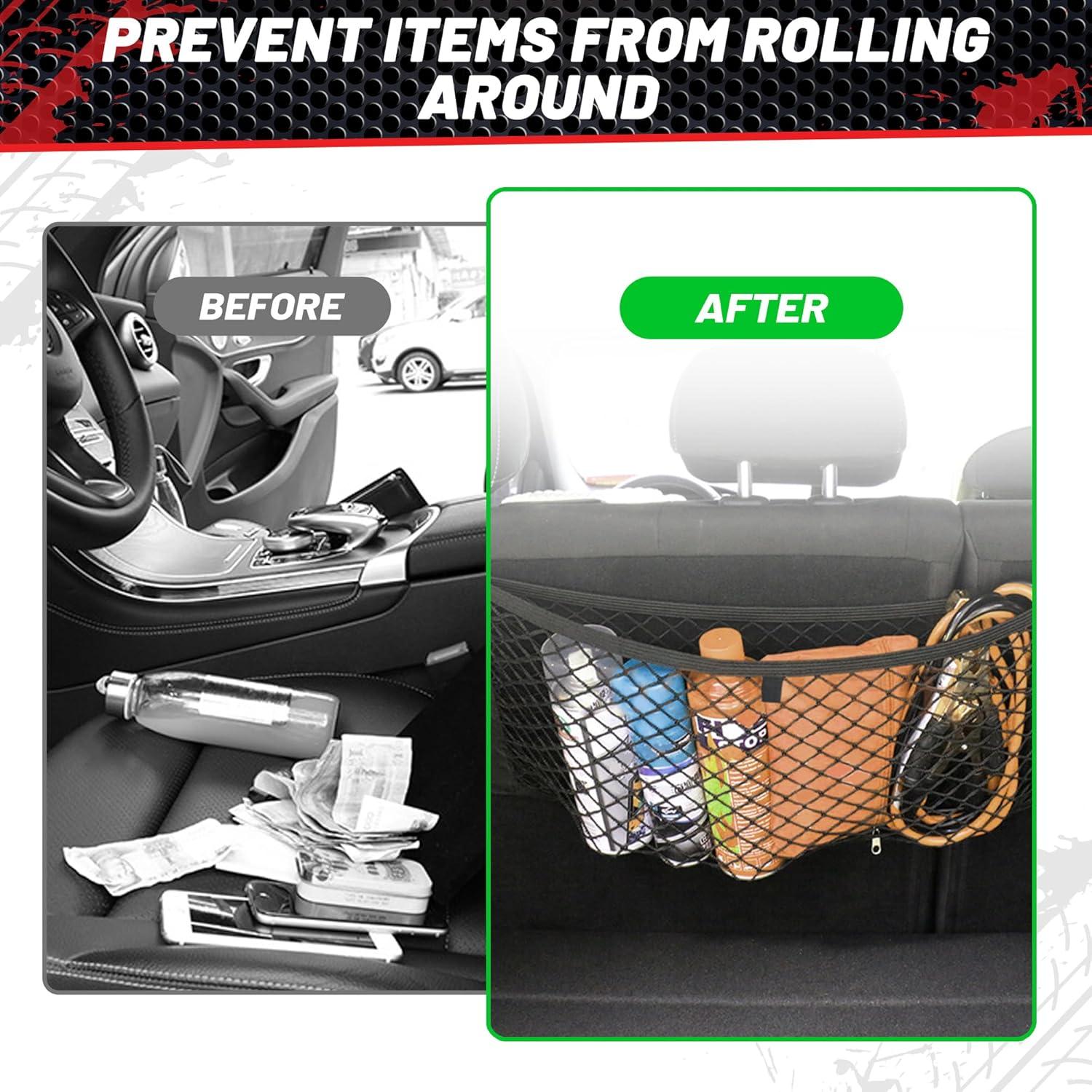 Red de Carga Elástica RED WOLF 60x25 cm para Maletero