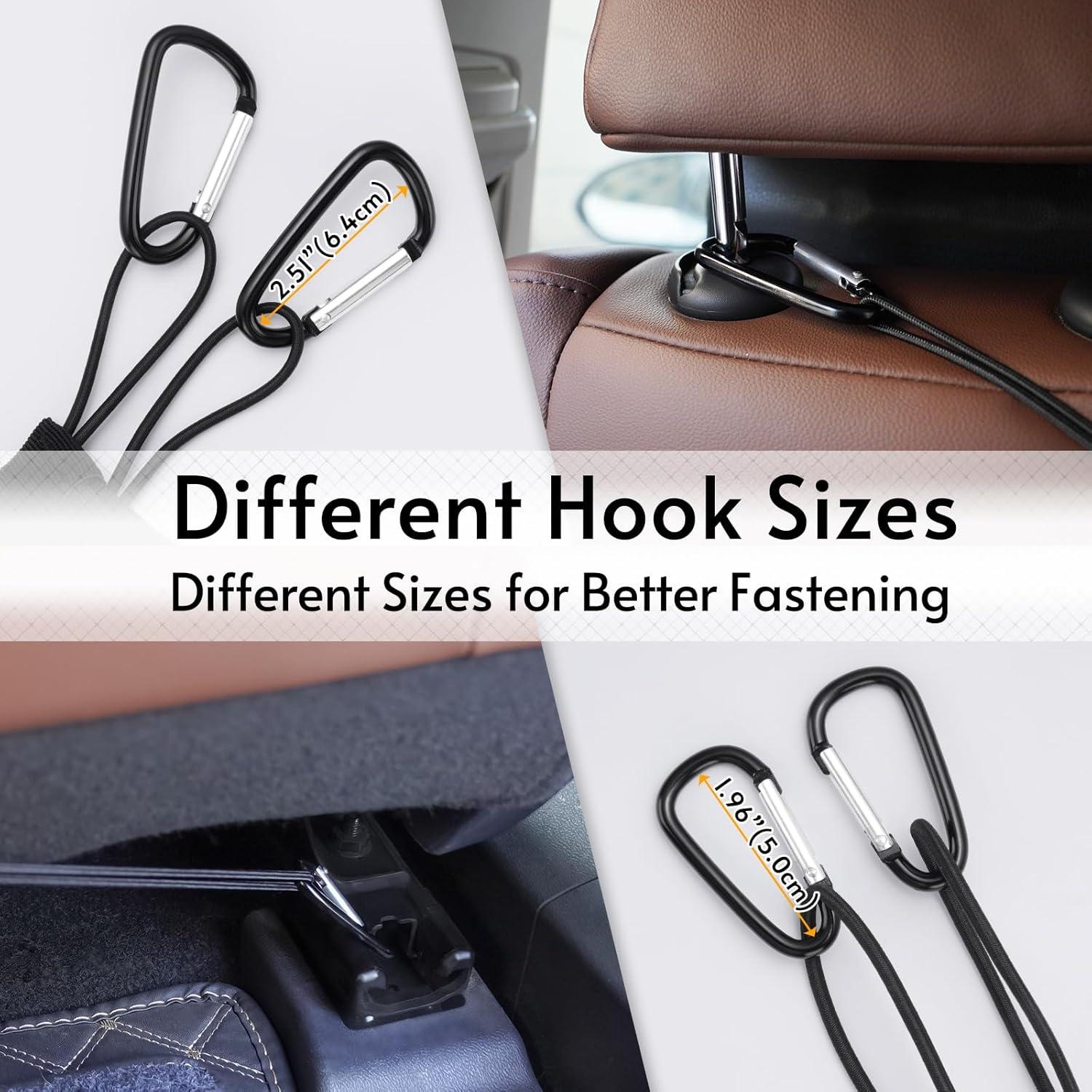 Barrera de coche para perros Rabbitgoo 90x100 cm con ganchos