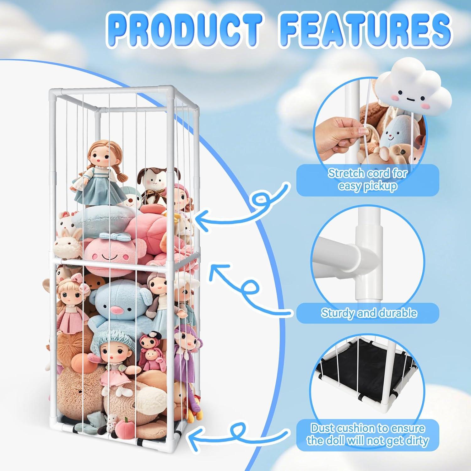 Organizador de Juguetes EULXSUD PVC 149.86cm para Peluches