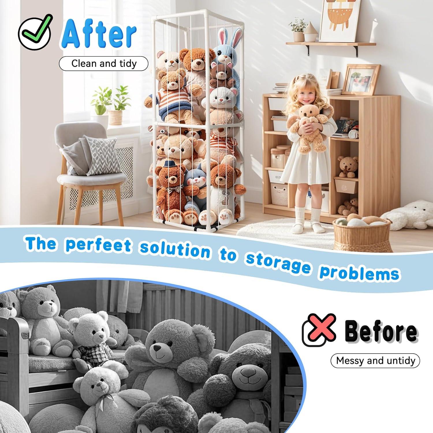 Organizador de Juguetes EULXSUD PVC 149.86cm para Peluches