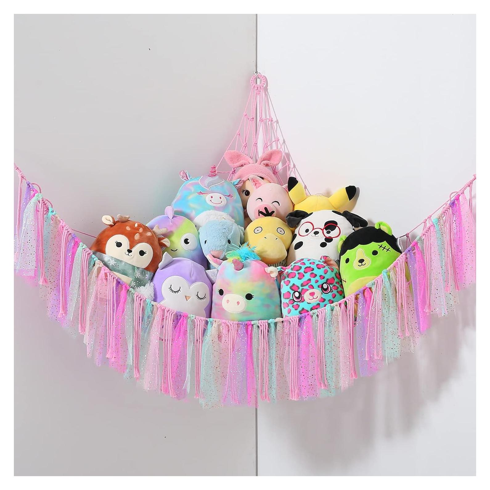 Hamaca de Juguetes Boho VISATOR 139.7x106.7cm con Luz LED