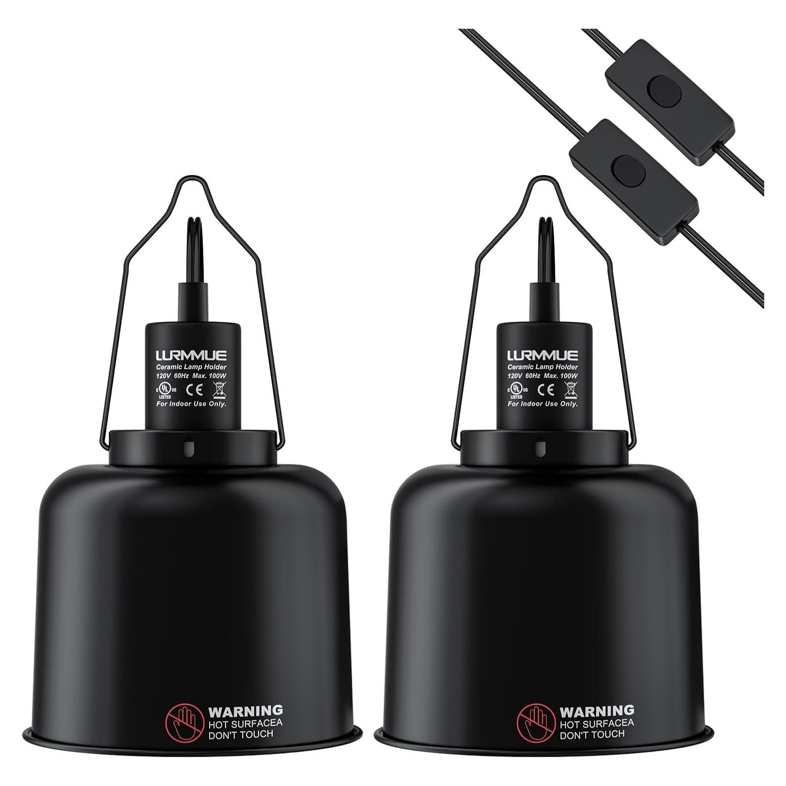 Fijaciones de Luz de Reptil LURMMUE 5.5" Certificadas ETL