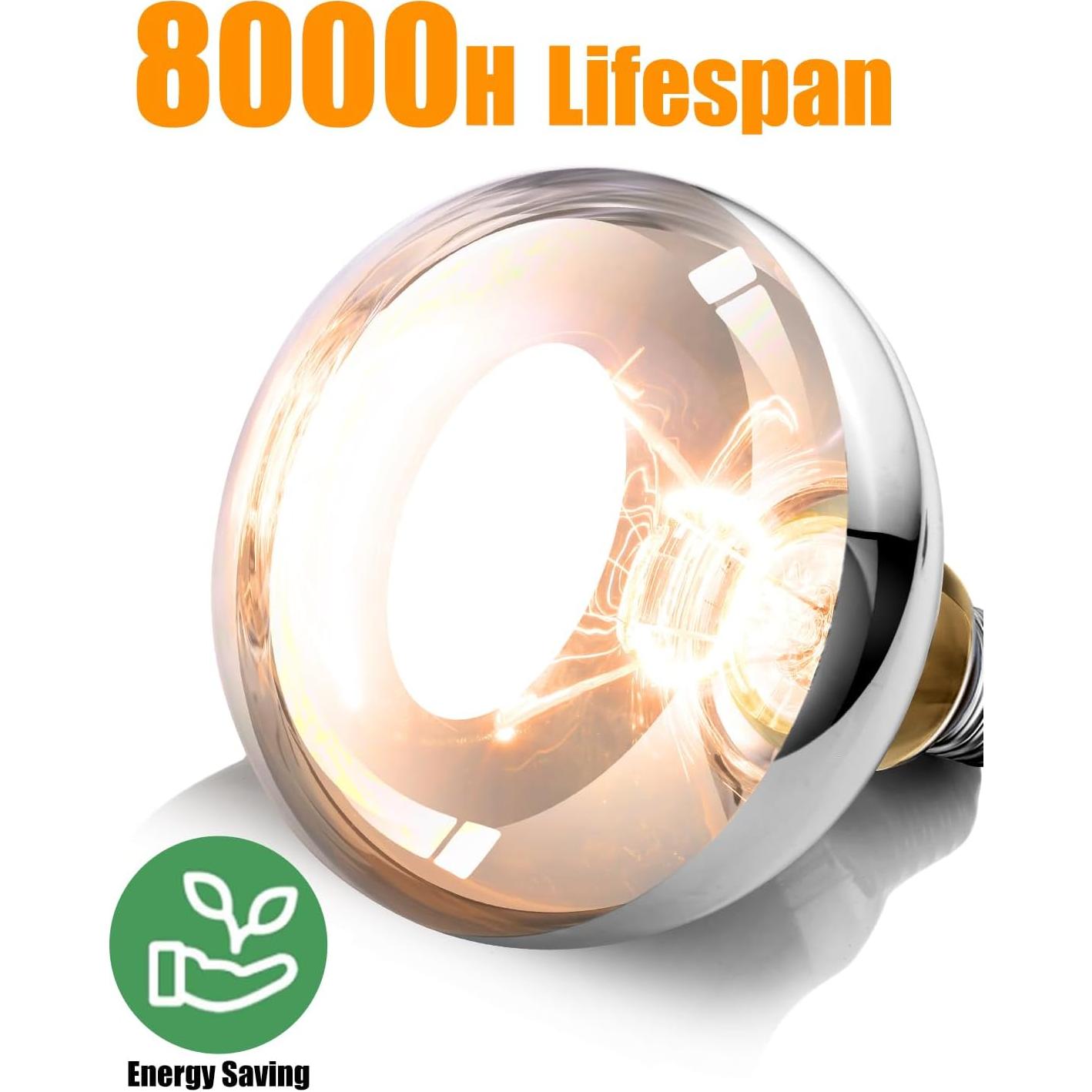 Bombilla de Calor VORIGY 250W R40 E26 8000 Horas Infrarroja