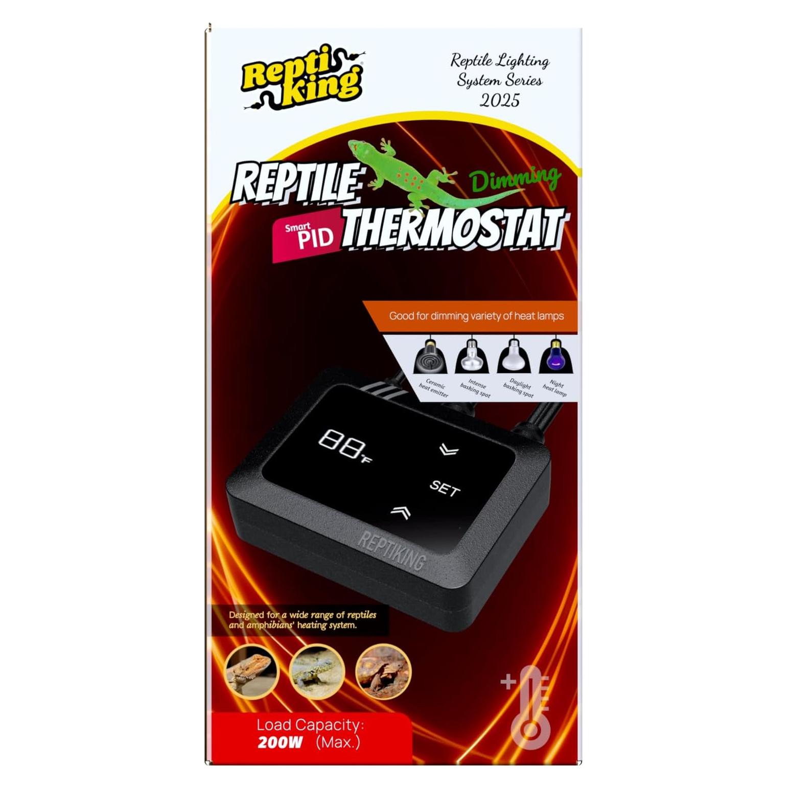 Termostato Digital PID ReptiKing para Calefacción de Reptiles