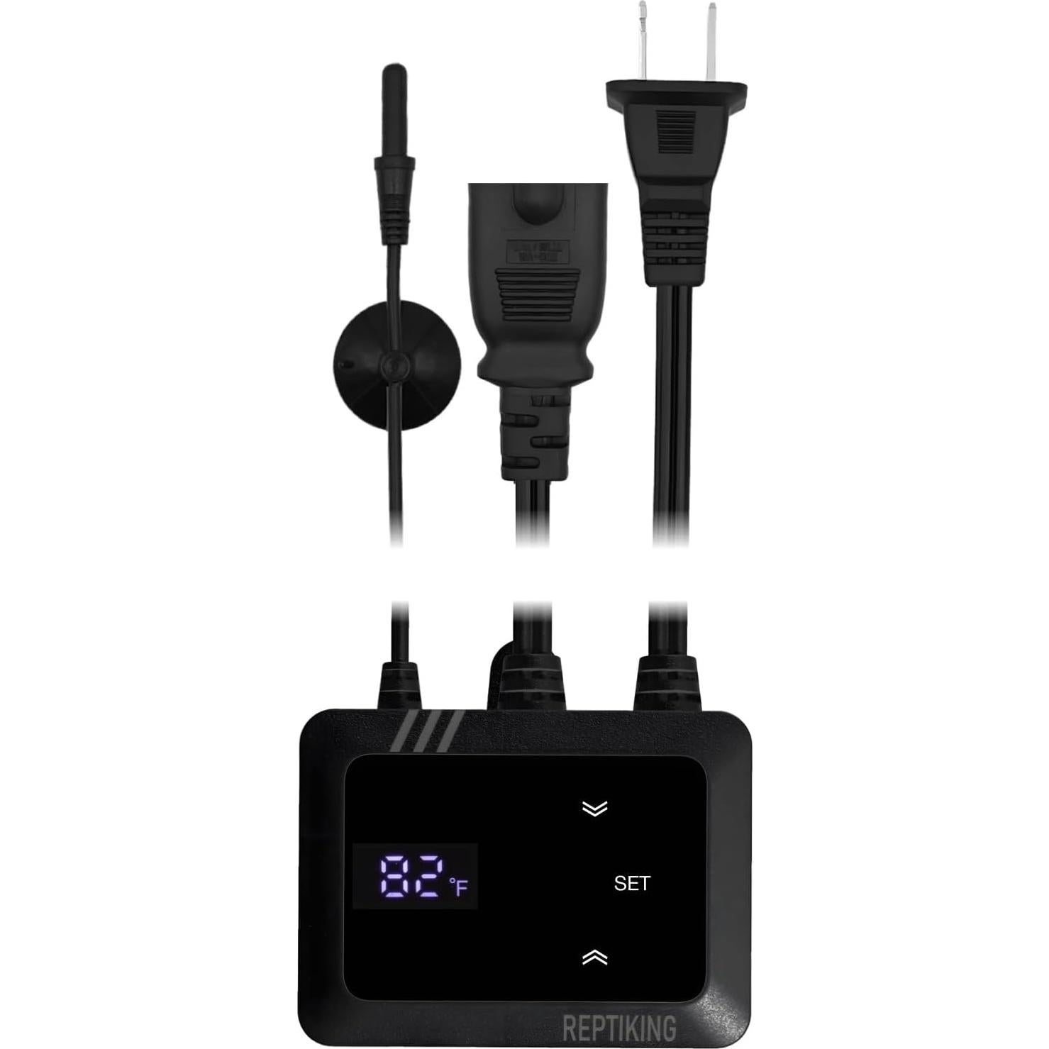 Termostato Digital PID ReptiKing para Calefacción de Reptiles