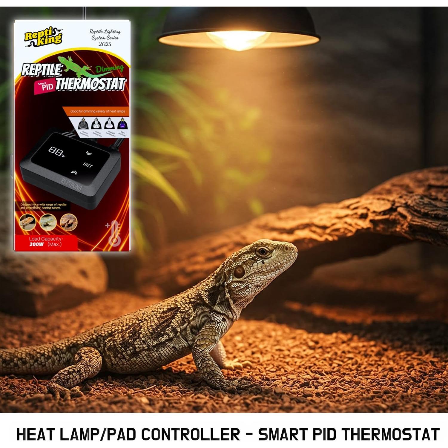 Termostato Digital PID ReptiKing para Calefacción de Reptiles