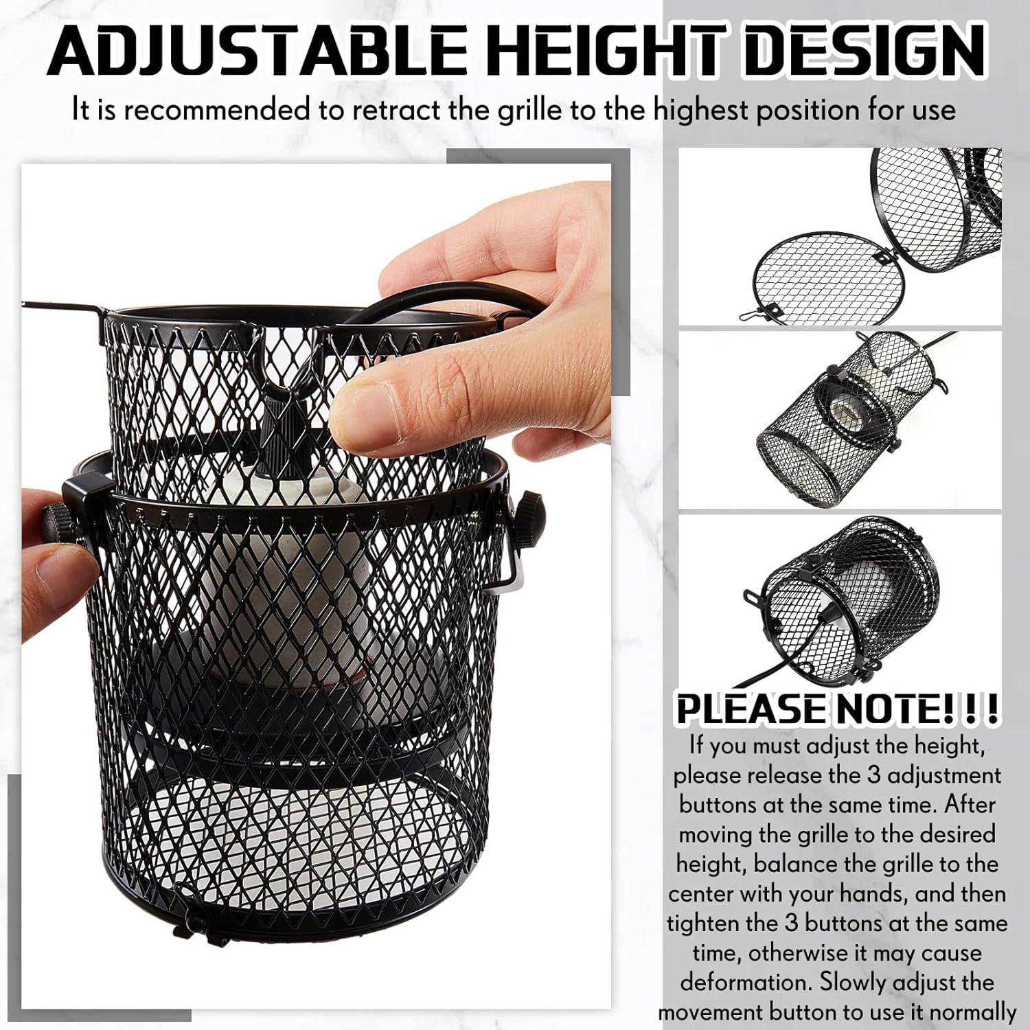 Soporte Retráctil para Lámpara de Calor VIHOSE 2 Pcs 20.5 cm