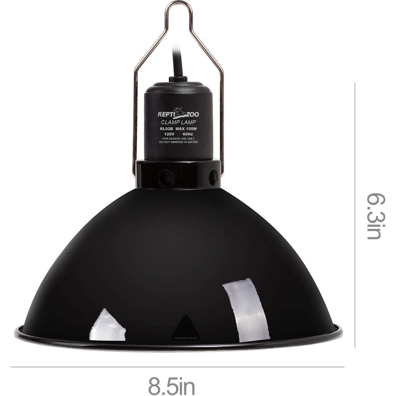 Lámpara de Reptil REPTI ZOO 21.6 cm, 150W, Reflector E26