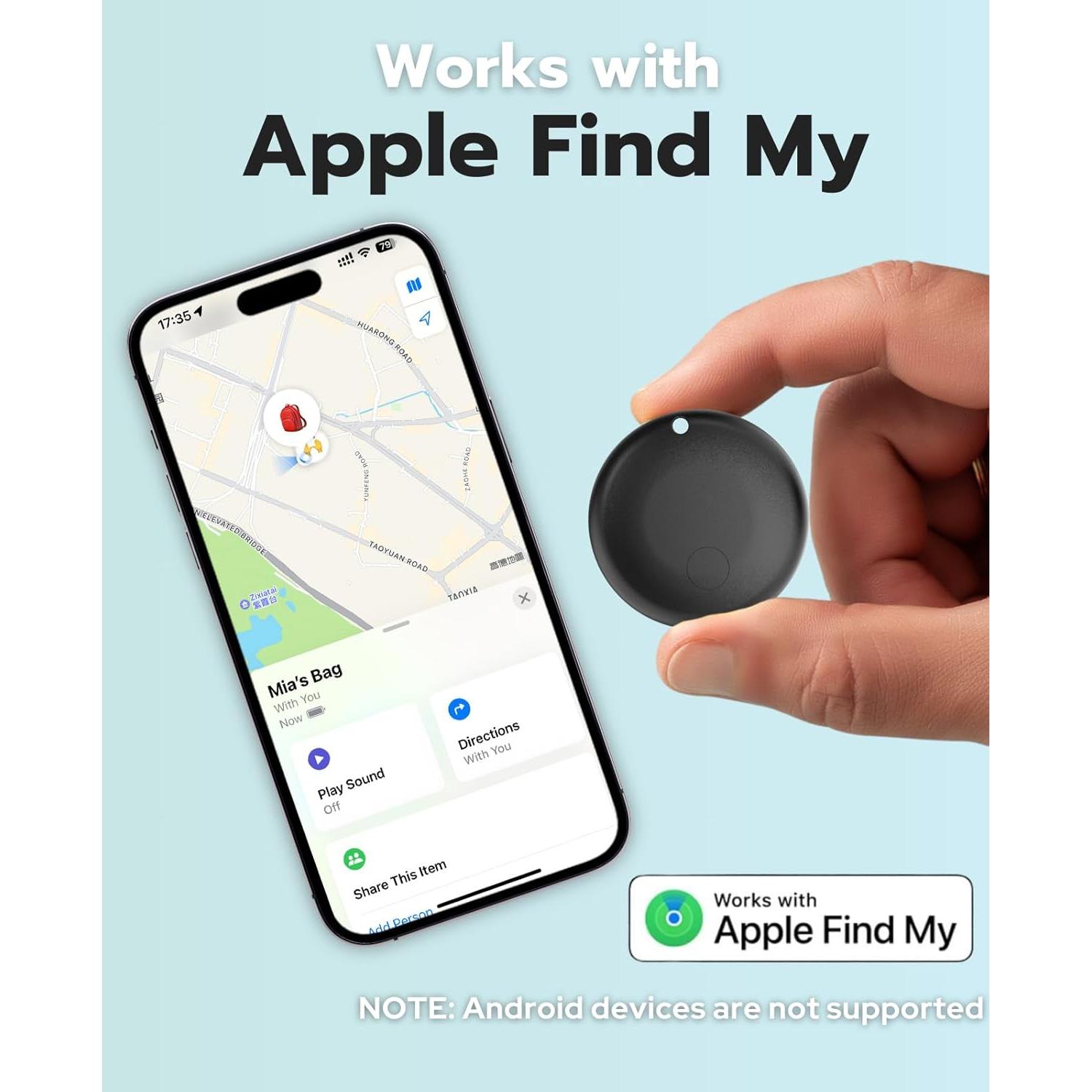 Mini Air Tags eirix 2-Pack IP67 Localizador para iOS