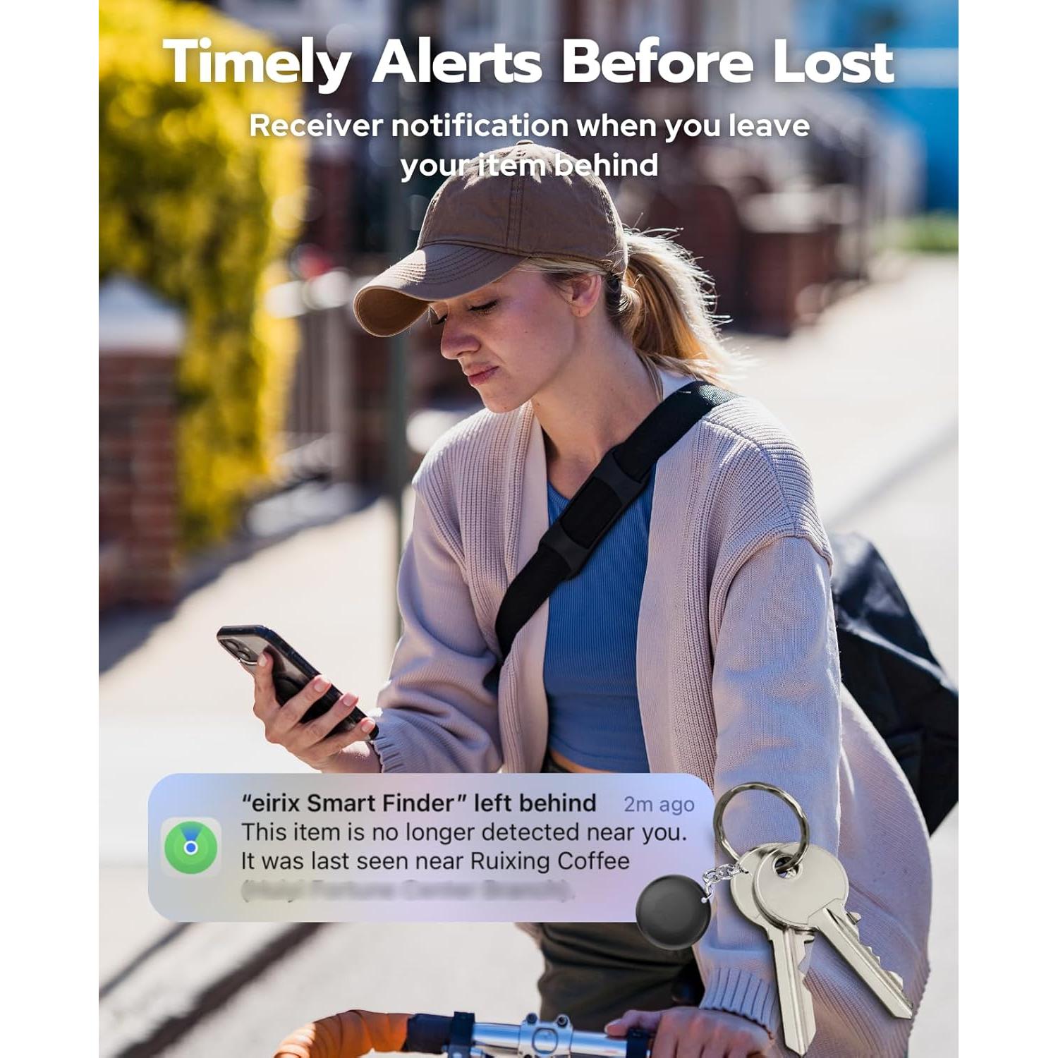 Mini Air Tags eirix 2-Pack IP67 Localizador para iOS