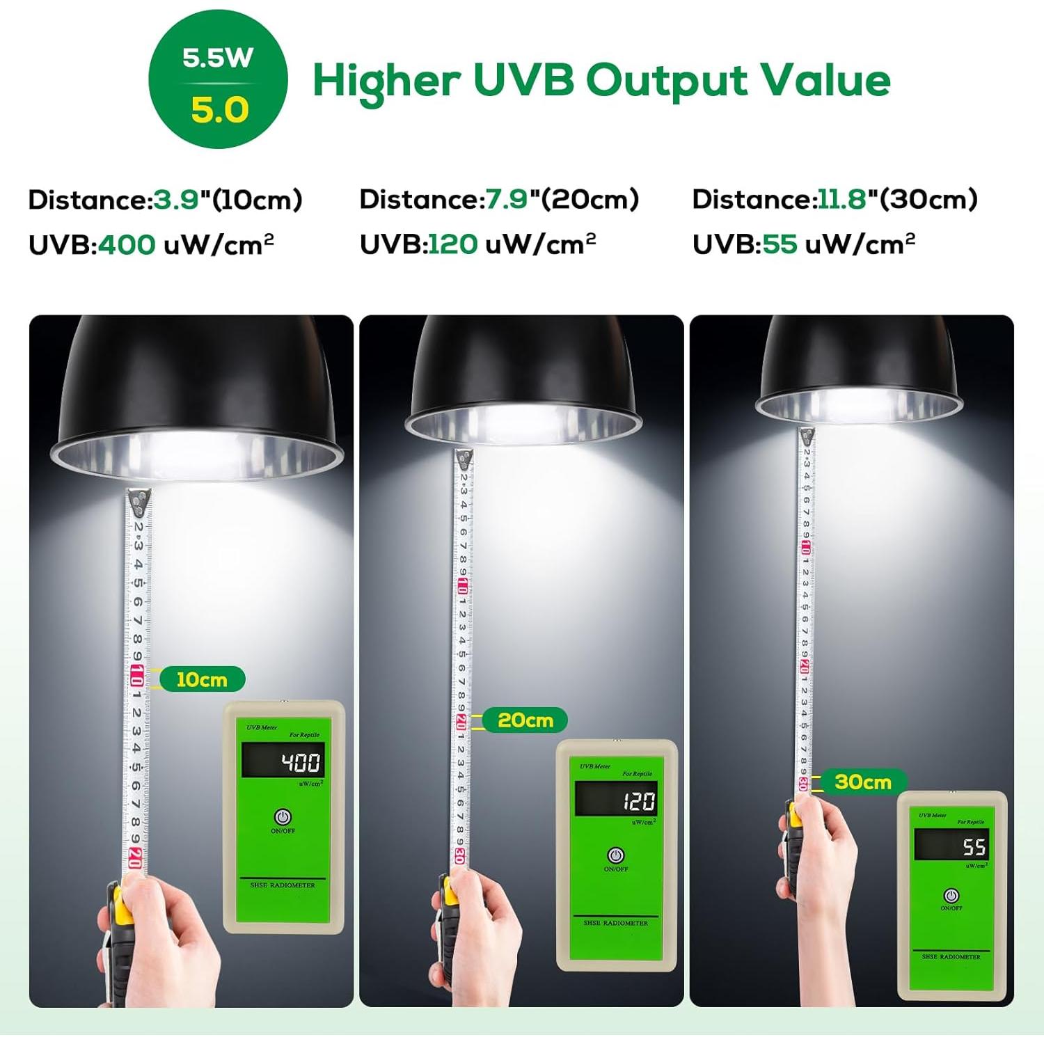 Bombilla UVB 5.5W Hygger Zoo para Reptiles - Espectro Completo