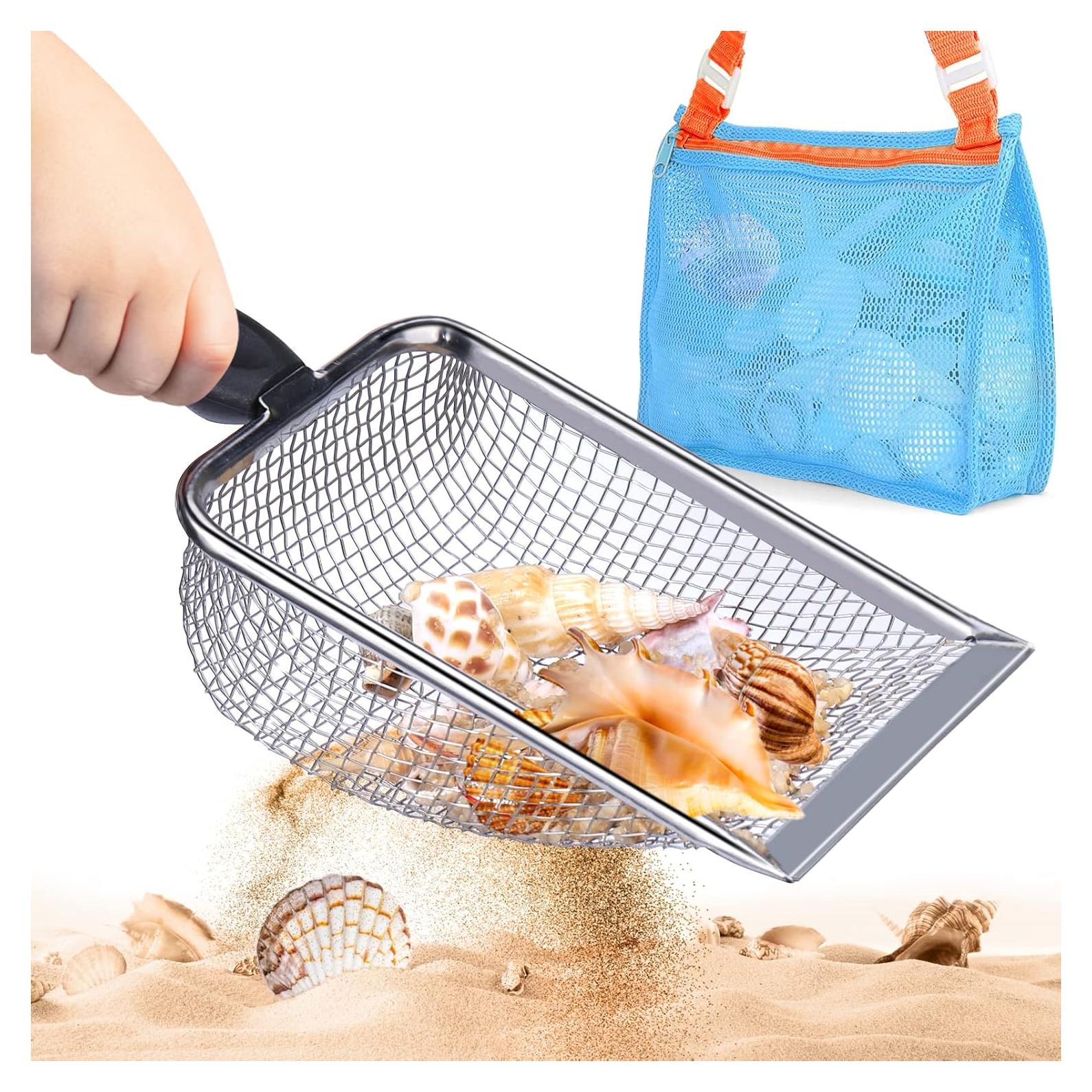 Pala de Malla para Playa Vodolo con Bolsa para Conchas