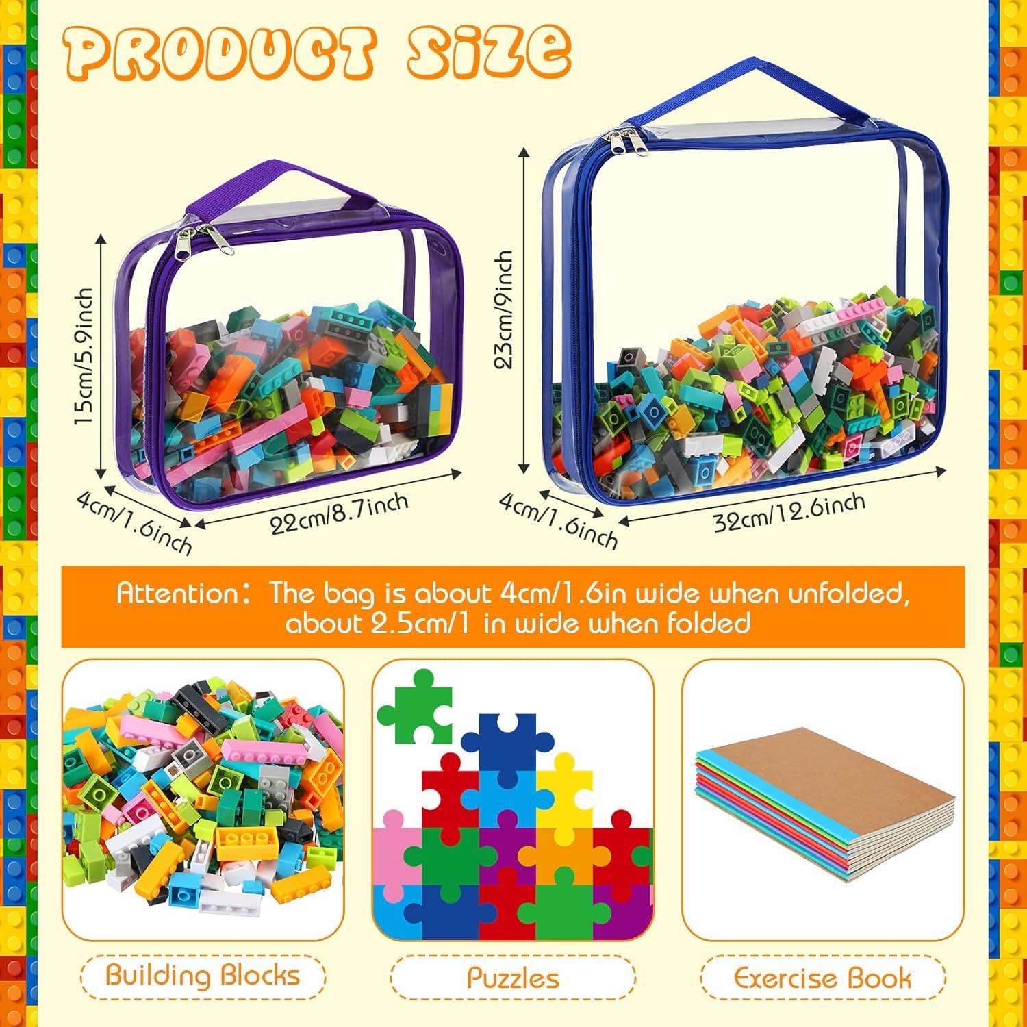 Sanwuta 6 Bolsas de Almacenamiento de Juguetes PVC Impermeables