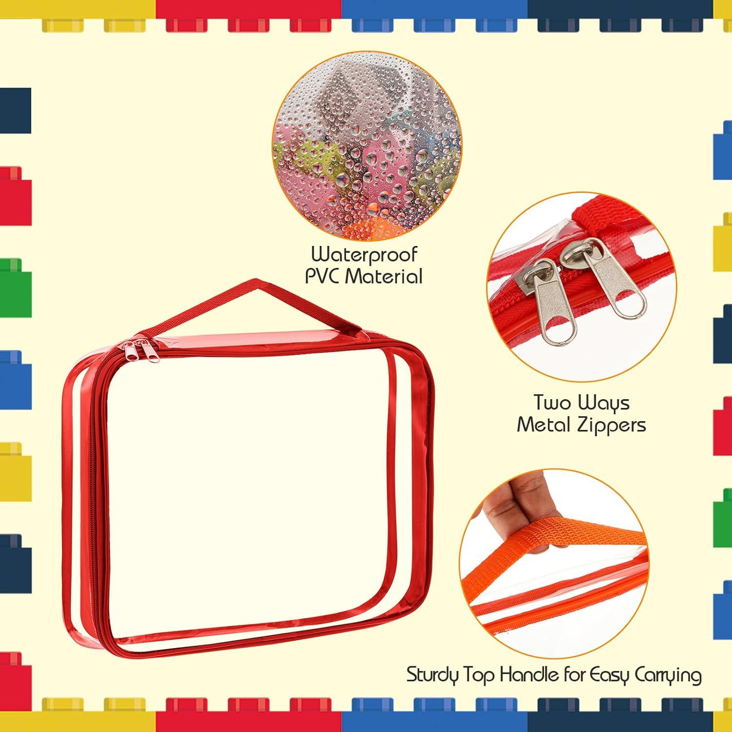 Sanwuta 6 Bolsas de Almacenamiento de Juguetes PVC Impermeables